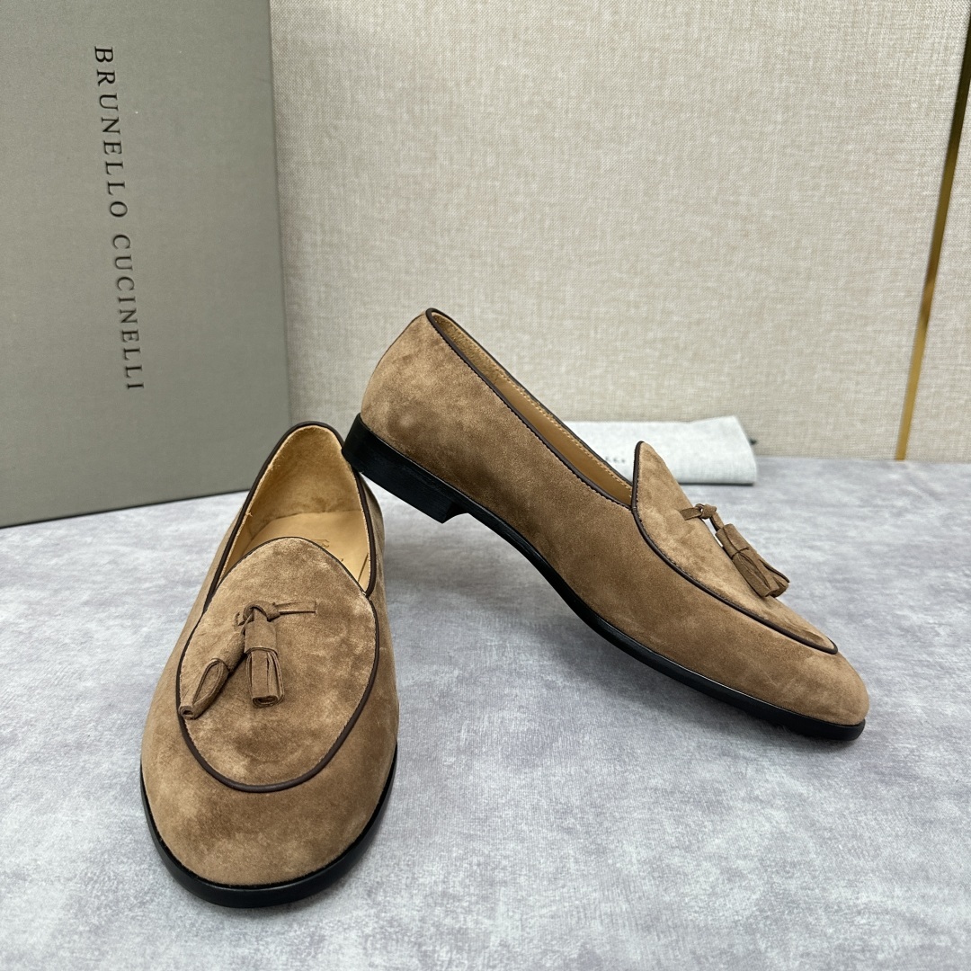 💋💍BC家 新品上架 Brunello Cucinell* 流苏乐福鞋皮鞋 官方 9,500