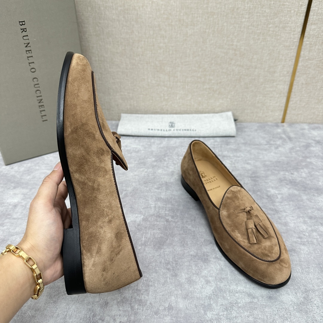 💋💍BC家 新品上架 Brunello Cucinell* 流苏乐福鞋皮鞋 官方 9,500