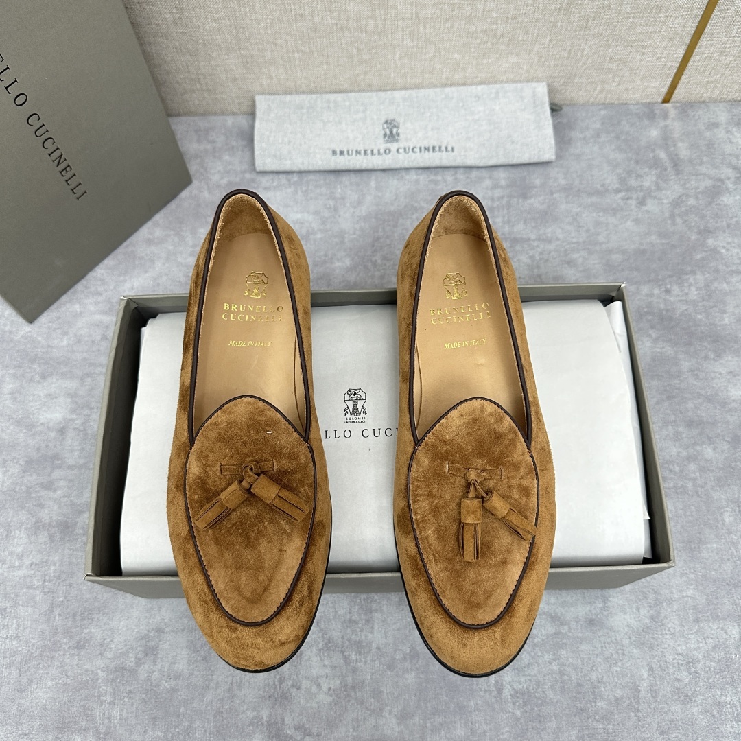 💋💍BC家 新品上架 Brunello Cucinell* 流苏乐福鞋皮鞋 官方 9,500