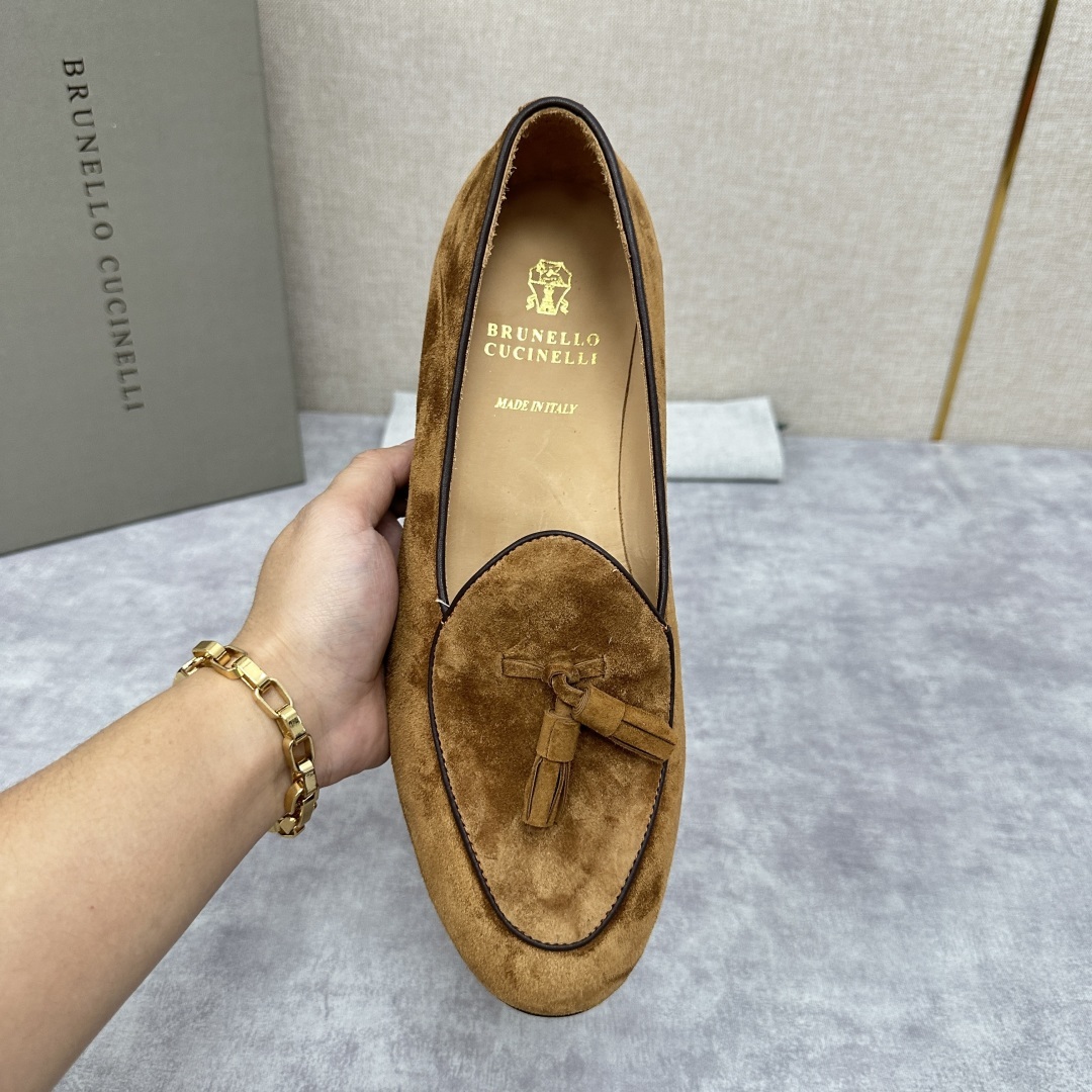 💋💍BC家 新品上架 Brunello Cucinell* 流苏乐福鞋皮鞋 官方 9,500