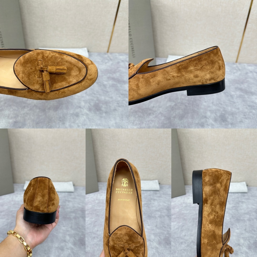 💋💍BC家 新品上架 Brunello Cucinell* 流苏乐福鞋皮鞋 官方 9,500
