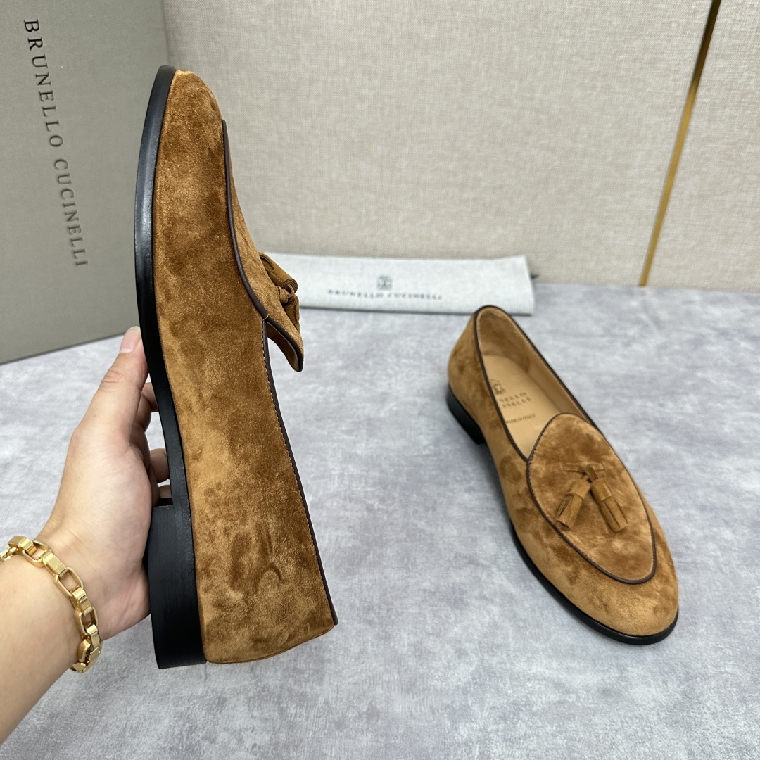 💋💍BC家 新品上架 Brunello Cucinell* 流苏乐福鞋皮鞋 官方 9,500