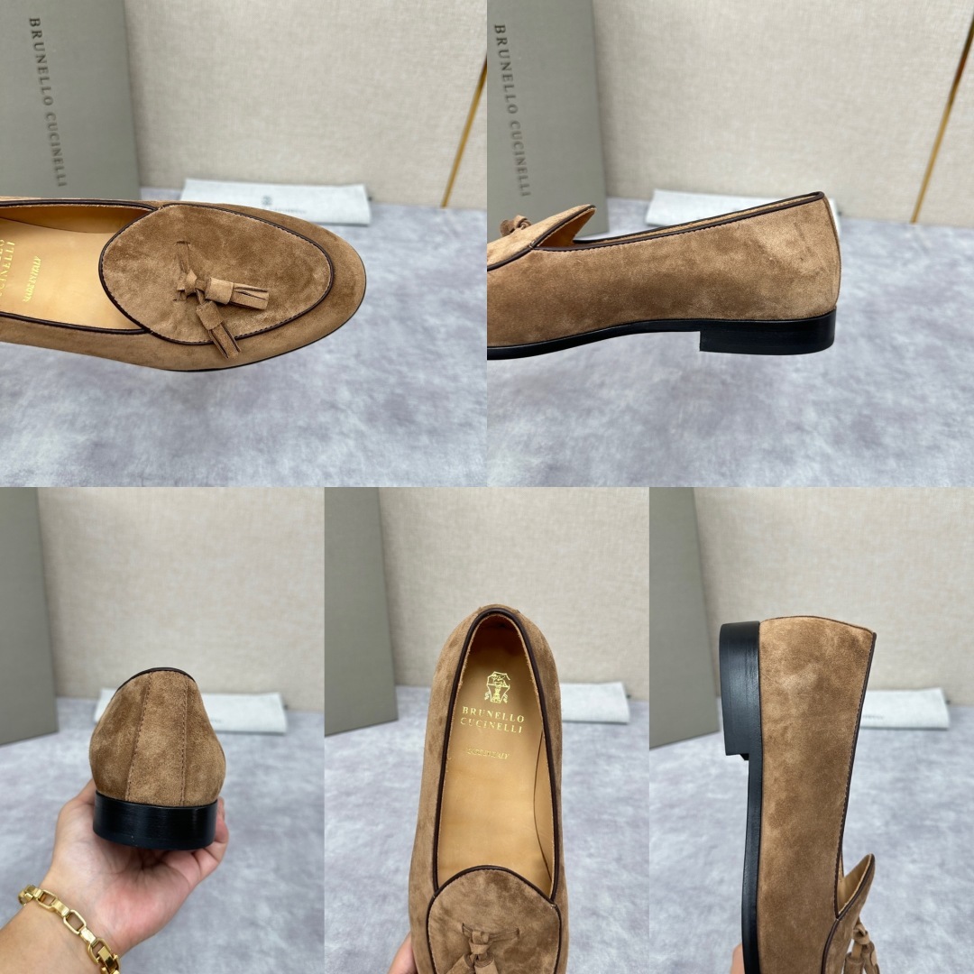 💋💍BC家 新品上架 Brunello Cucinell* 流苏乐福鞋皮鞋 官方 9,500