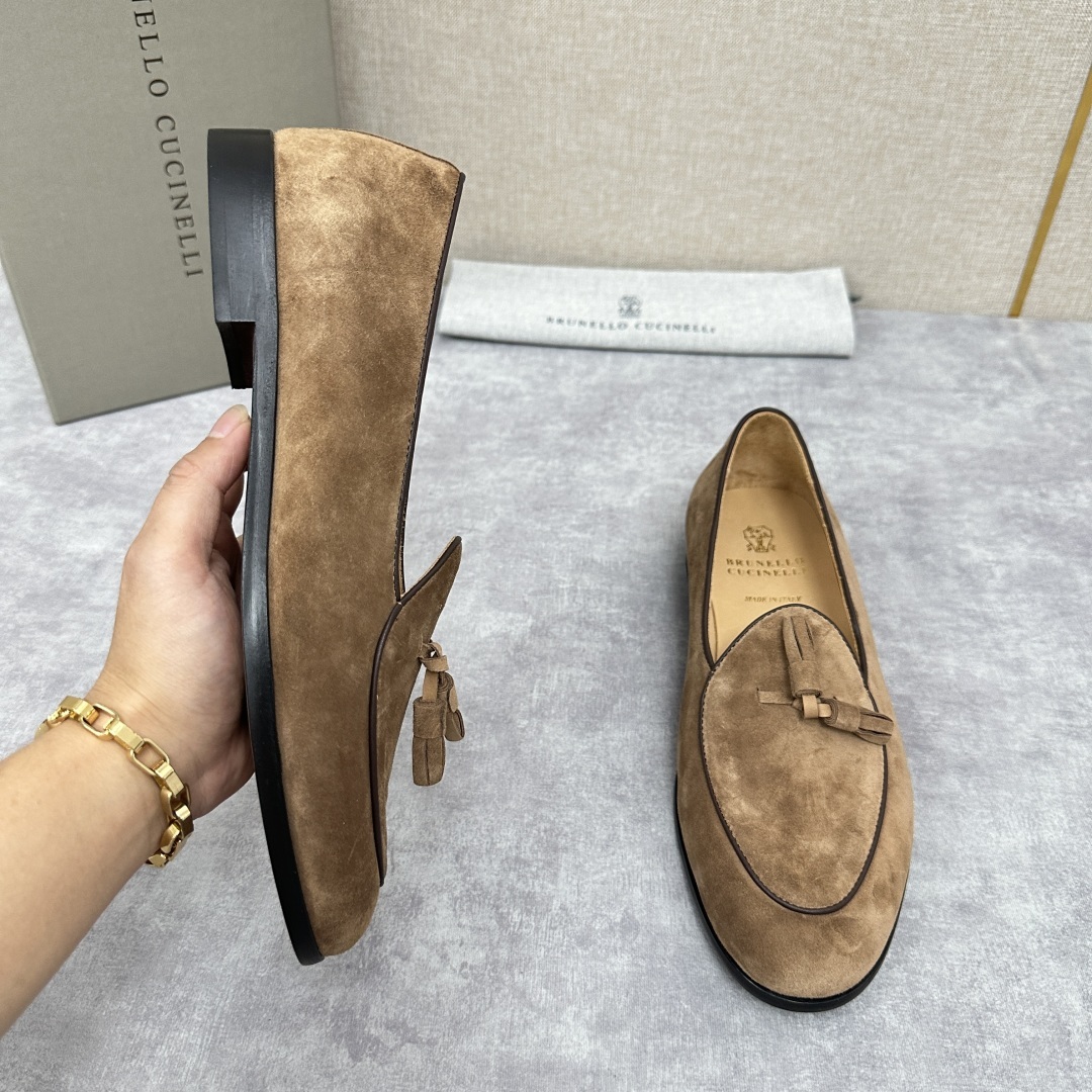 💋💍BC家 新品上架 Brunello Cucinell* 流苏乐福鞋皮鞋 官方 9,500