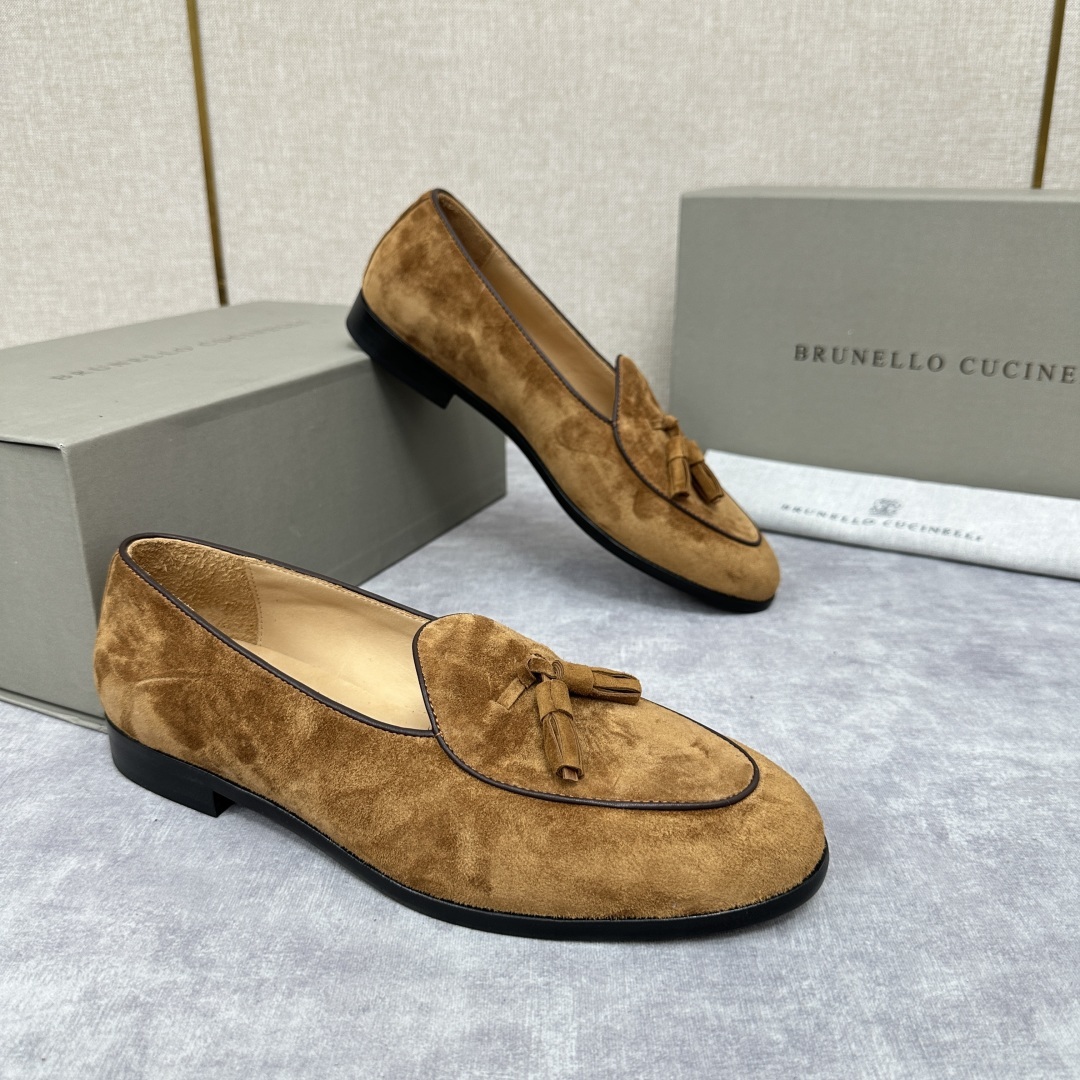 💋💍BC家 新品上架 Brunello Cucinell* 流苏乐福鞋皮鞋 官方 9,500