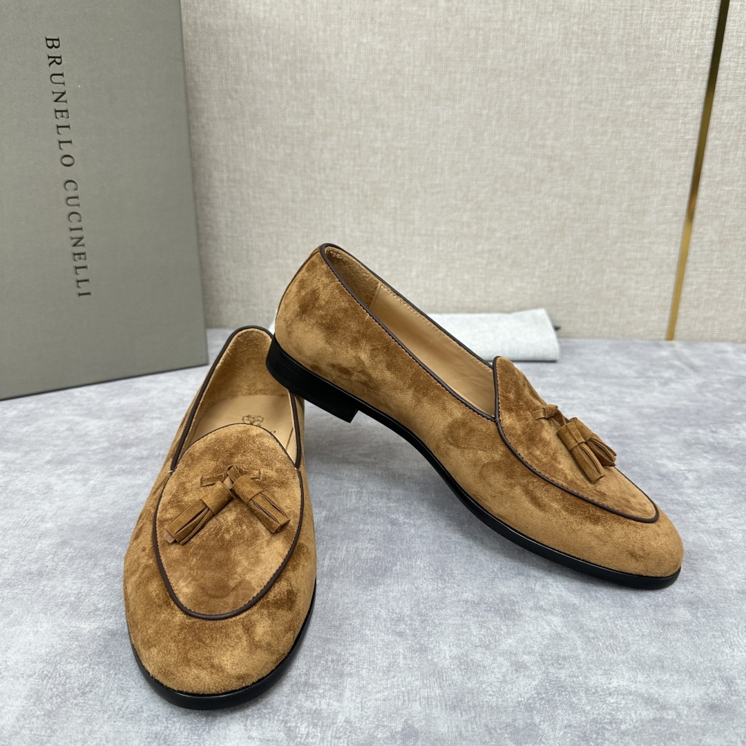 💋💍BC家 新品上架 Brunello Cucinell* 流苏乐福鞋皮鞋 官方 9,500