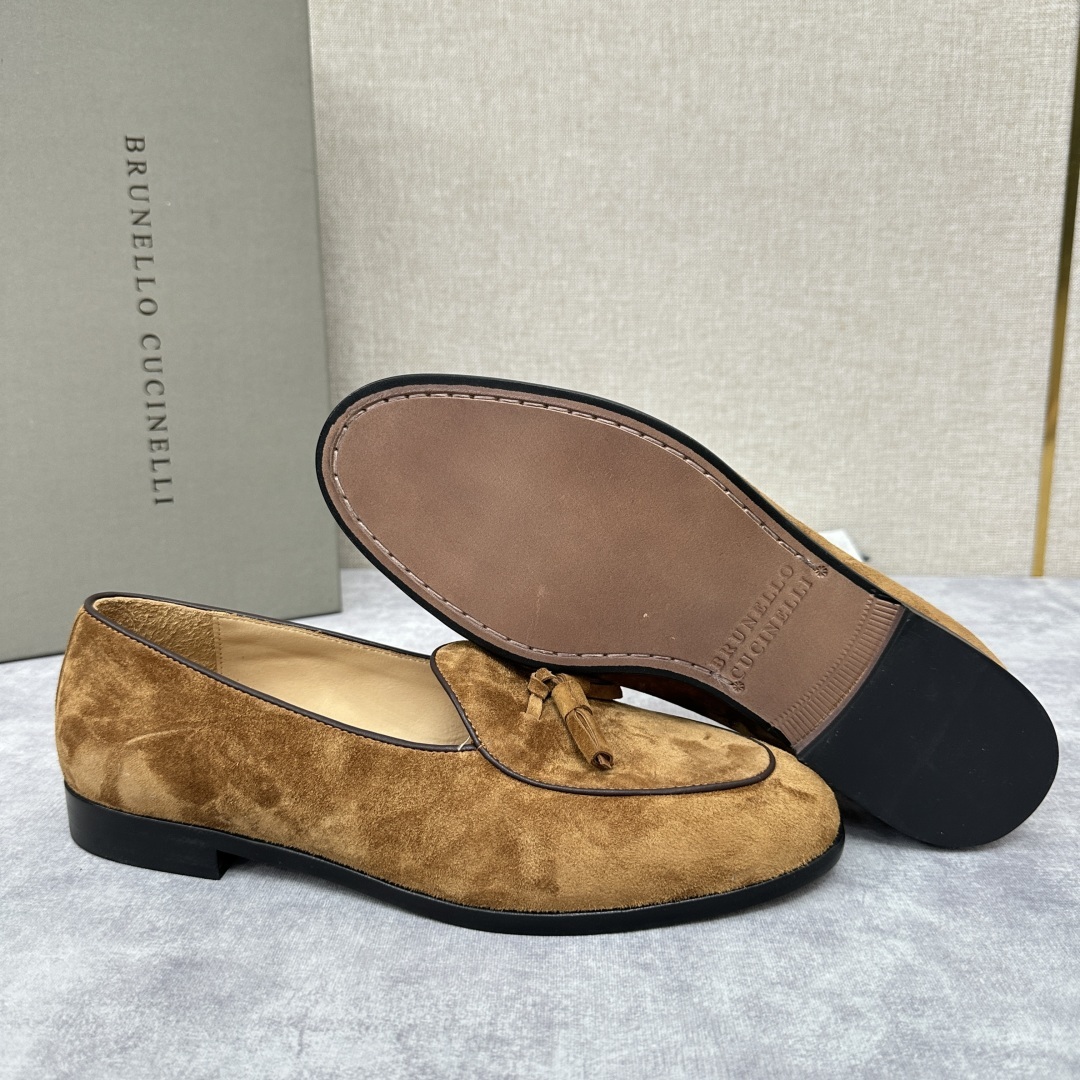 💋💍BC家 新品上架 Brunello Cucinell* 流苏乐福鞋皮鞋 官方 9,500