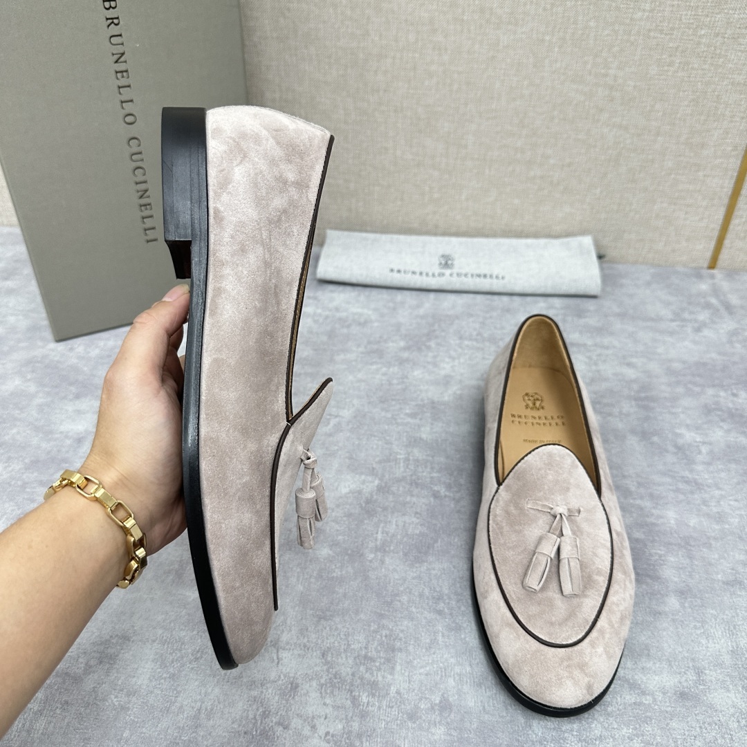 💋💍BC家 新品上架 Brunello Cucinell* 流苏乐福鞋皮鞋 官方 9,500