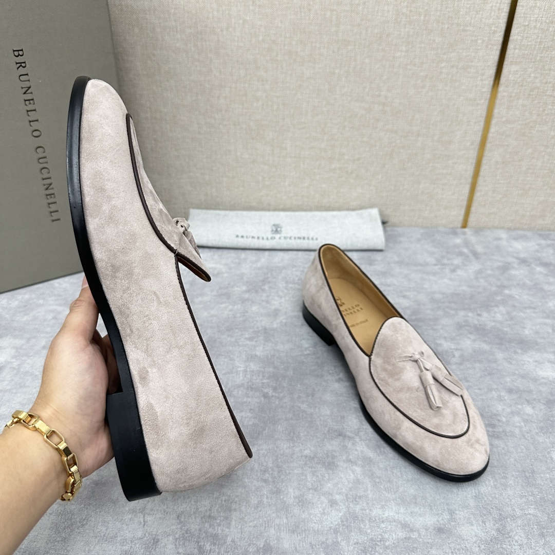 💋💍BC家 新品上架 Brunello Cucinell* 流苏乐福鞋皮鞋 官方 9,500