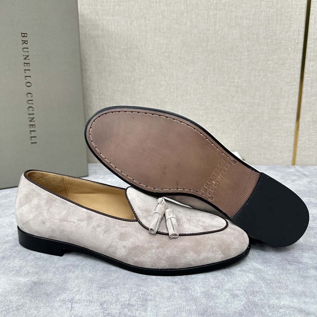 💋💍BC家 新品上架 Brunello Cucinell* 流苏乐福鞋皮鞋 官方 9,500