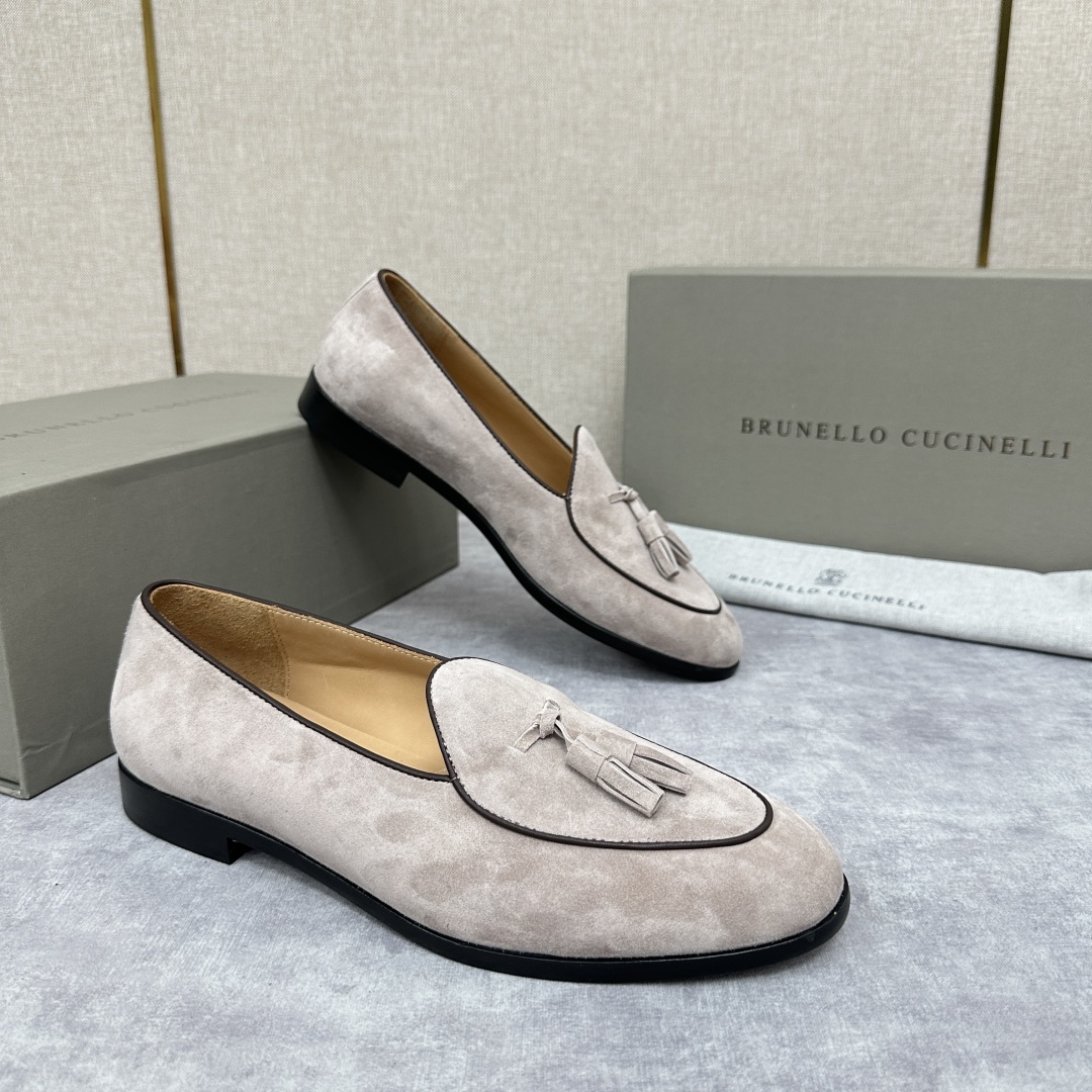 💋💍BC家 新品上架 Brunello Cucinell* 流苏乐福鞋皮鞋 官方 9,500