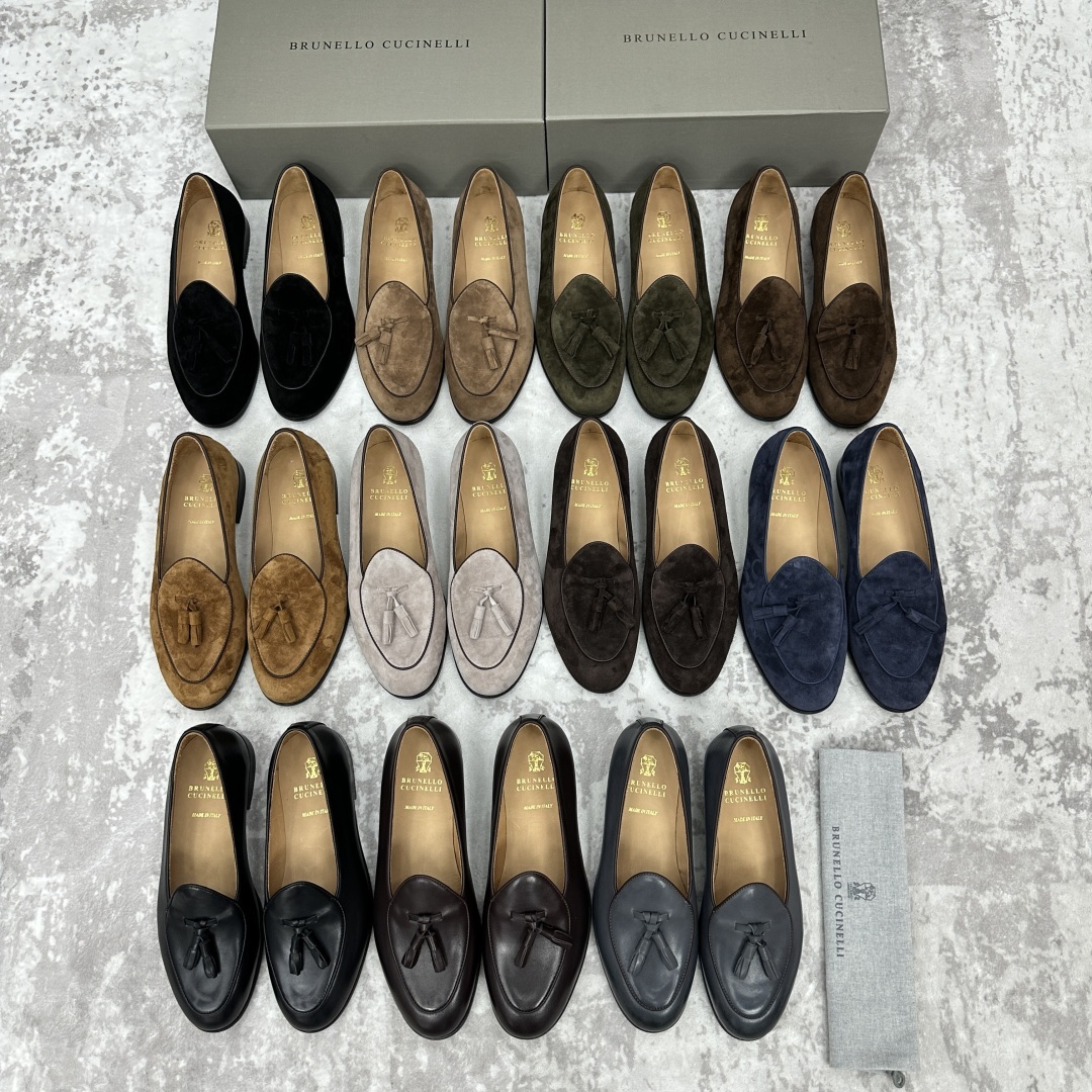 💋💍BC家 新品上架 Brunello Cucinell* 流苏乐福鞋皮鞋 官方 9,500
