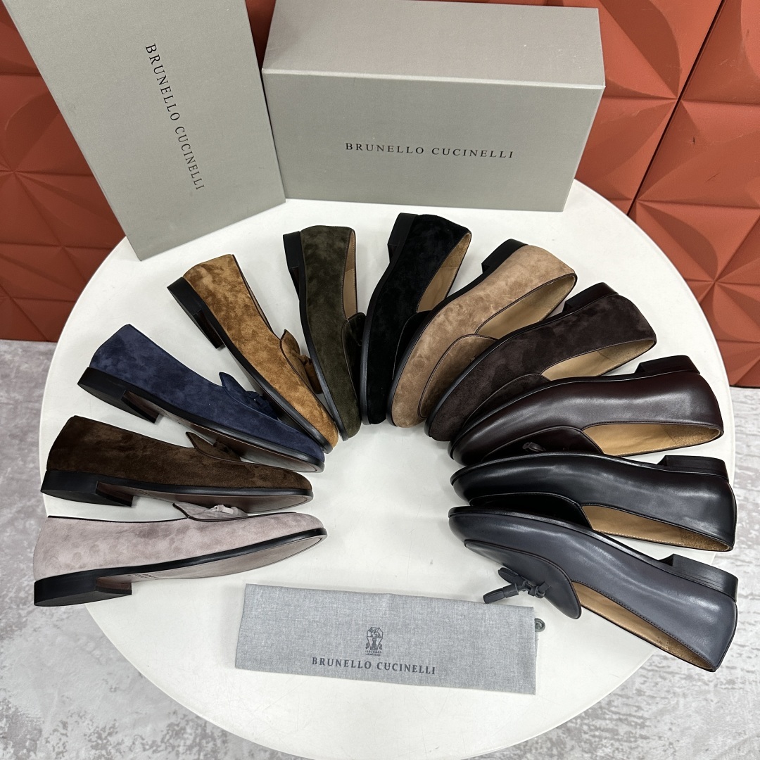 💋💍BC家 新品上架 Brunello Cucinell* 流苏乐福鞋皮鞋 官方 9,500