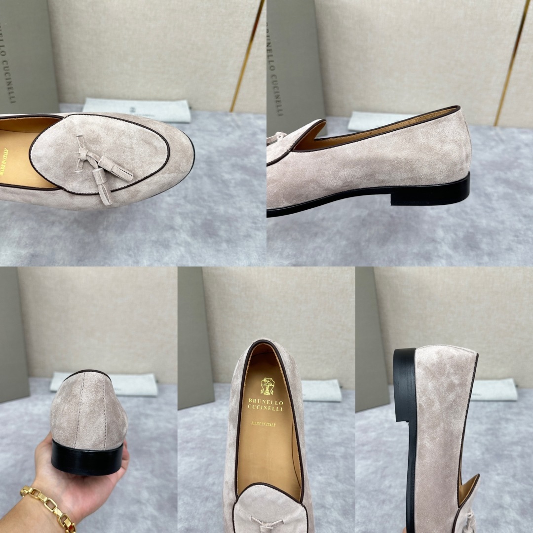 💋💍BC家 新品上架 Brunello Cucinell* 流苏乐福鞋皮鞋 官方 9,500