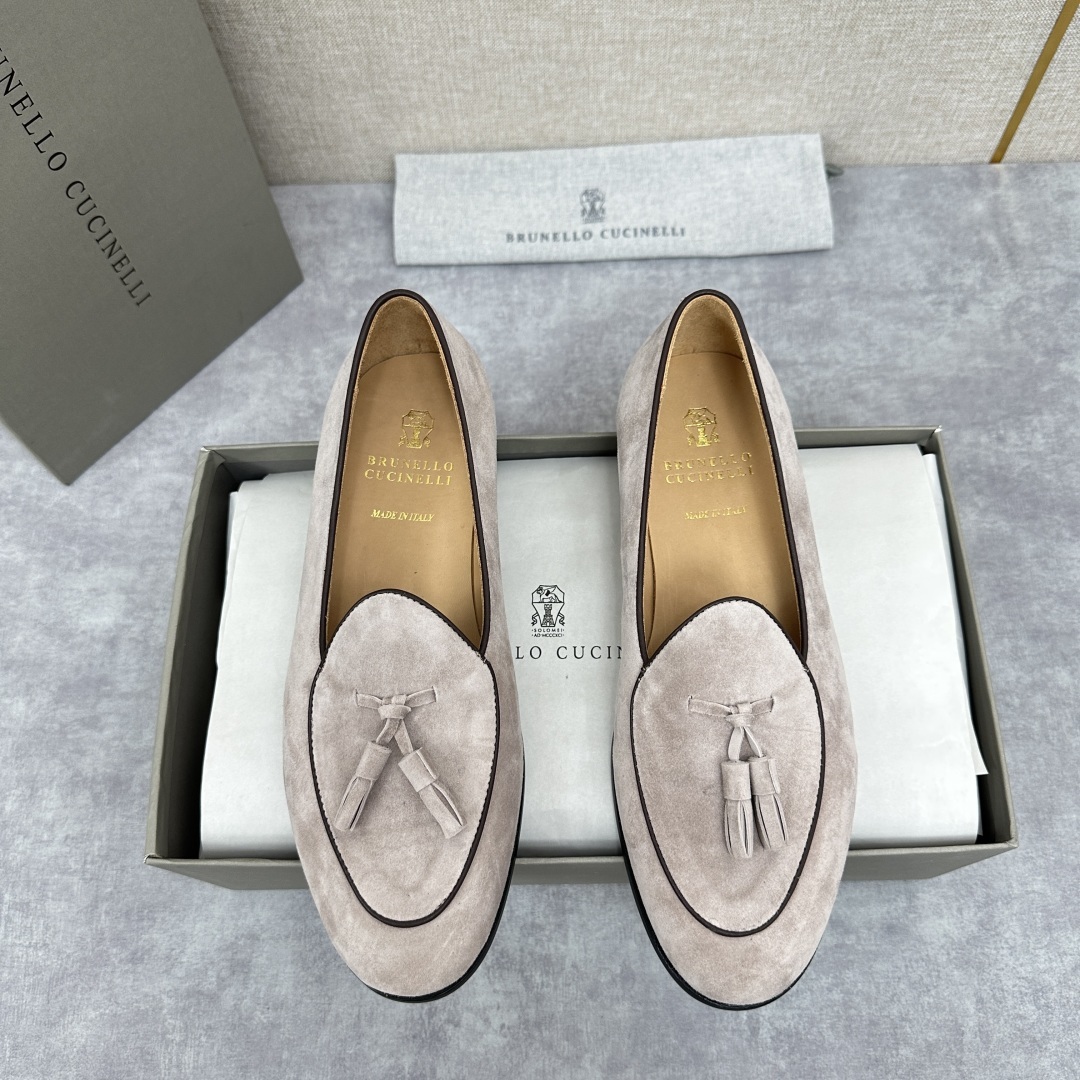💋💍BC家 新品上架 Brunello Cucinell* 流苏乐福鞋皮鞋 官方 9,500