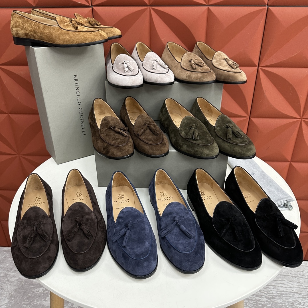 💋💍BC家 新品上架 Brunello Cucinell* 流苏乐福鞋皮鞋 官方 9,500