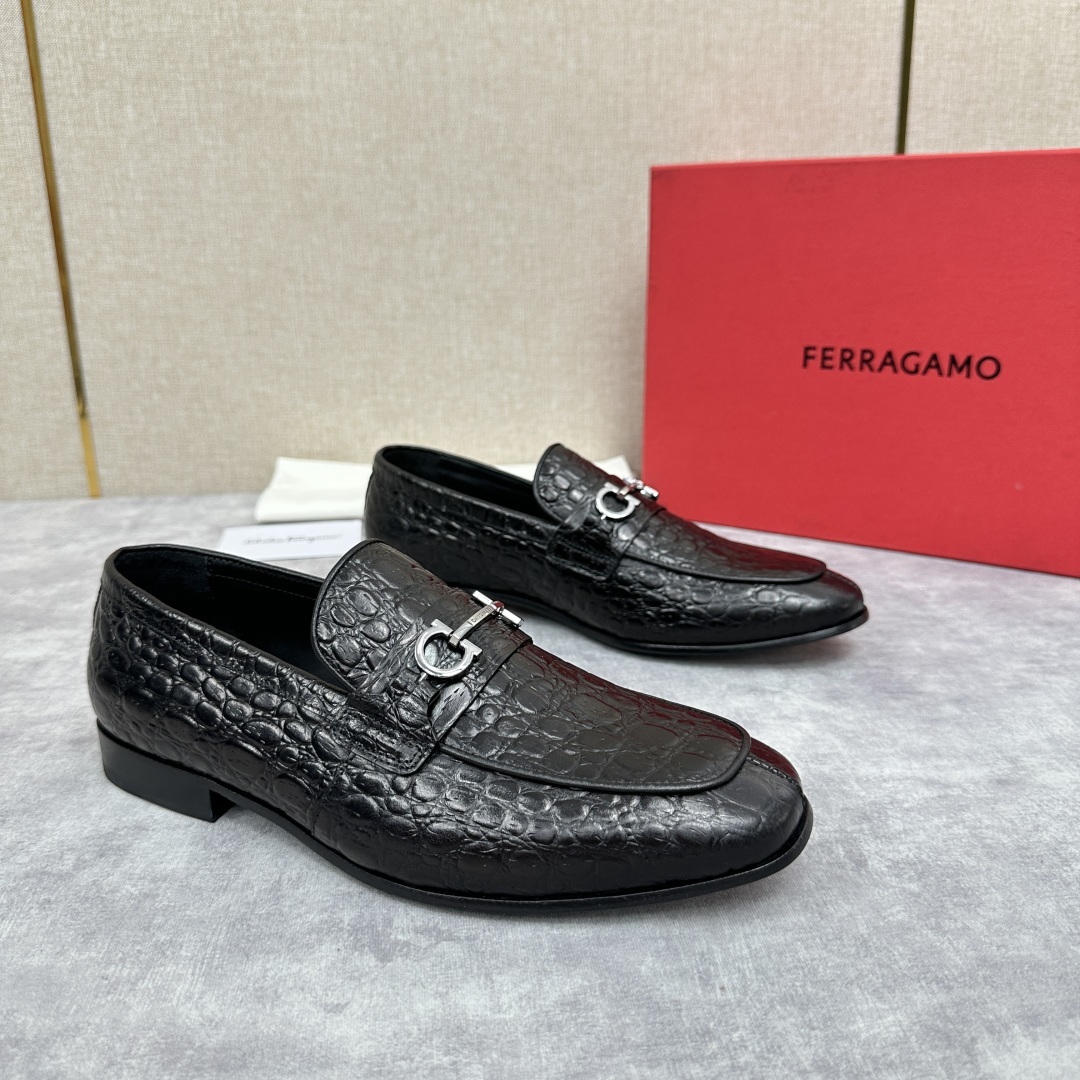 💋💍SF家 菲拉~格慕FERRAGAM* 新品乐福鞋皮鞋 莫卡辛鞋 官方8,600
