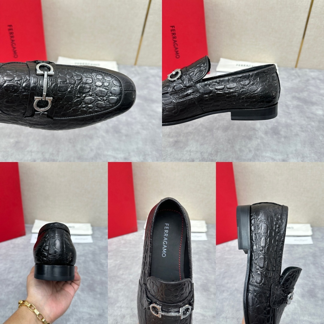 💋💍SF家 菲拉~格慕FERRAGAM* 新品乐福鞋皮鞋 莫卡辛鞋 官方8,600