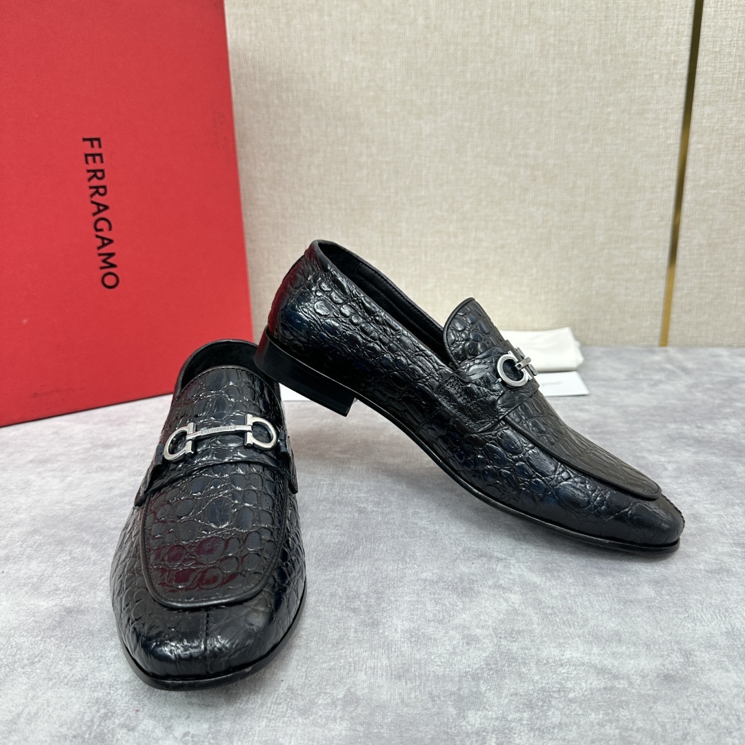 💋💍SF家 菲拉~格慕FERRAGAM* 新品乐福鞋皮鞋 莫卡辛鞋 官方8,600
