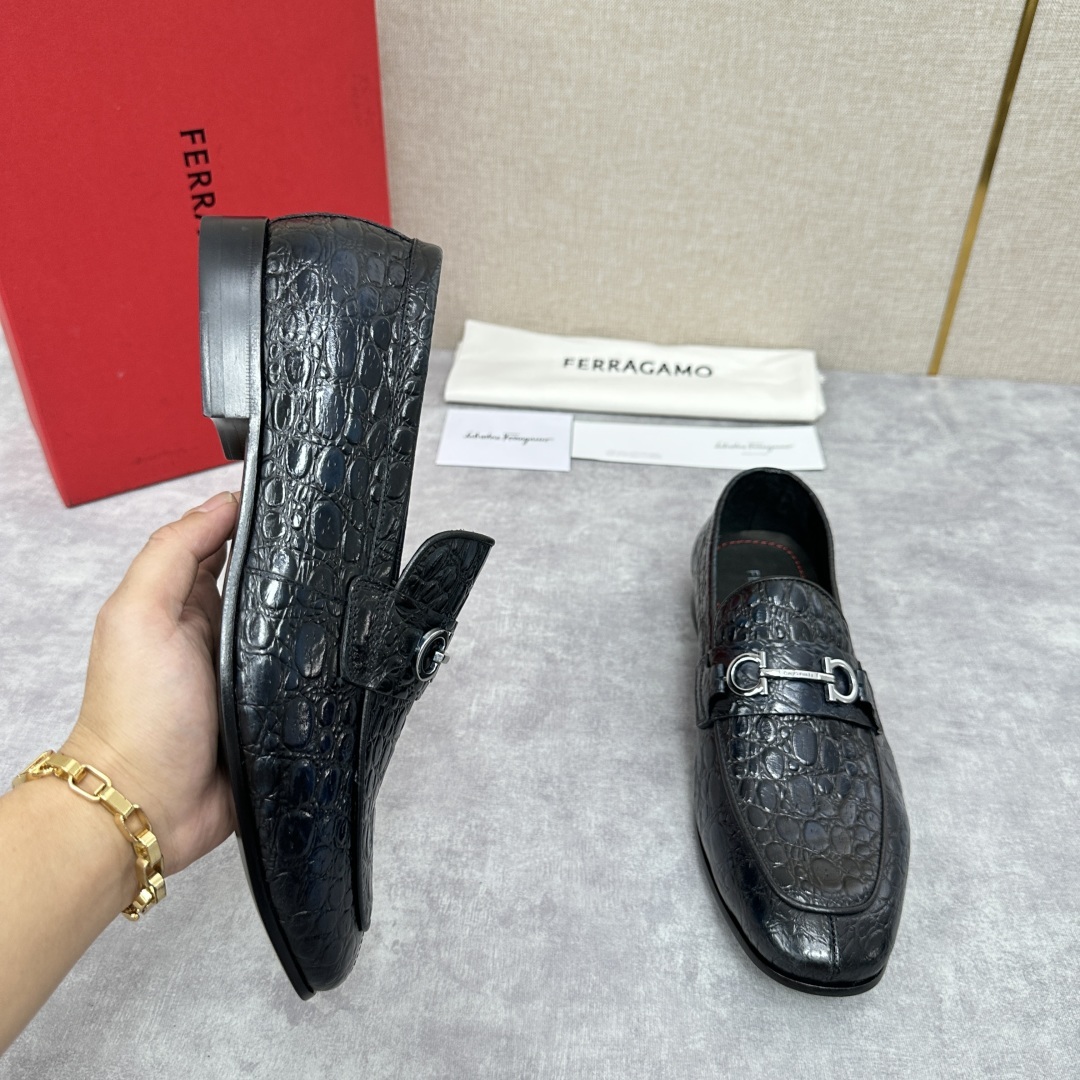 💋💍SF家 菲拉~格慕FERRAGAM* 新品乐福鞋皮鞋 莫卡辛鞋 官方8,600