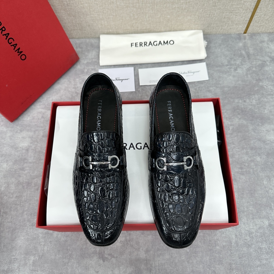 💋💍SF家 菲拉~格慕FERRAGAM* 新品乐福鞋皮鞋 莫卡辛鞋 官方8,600