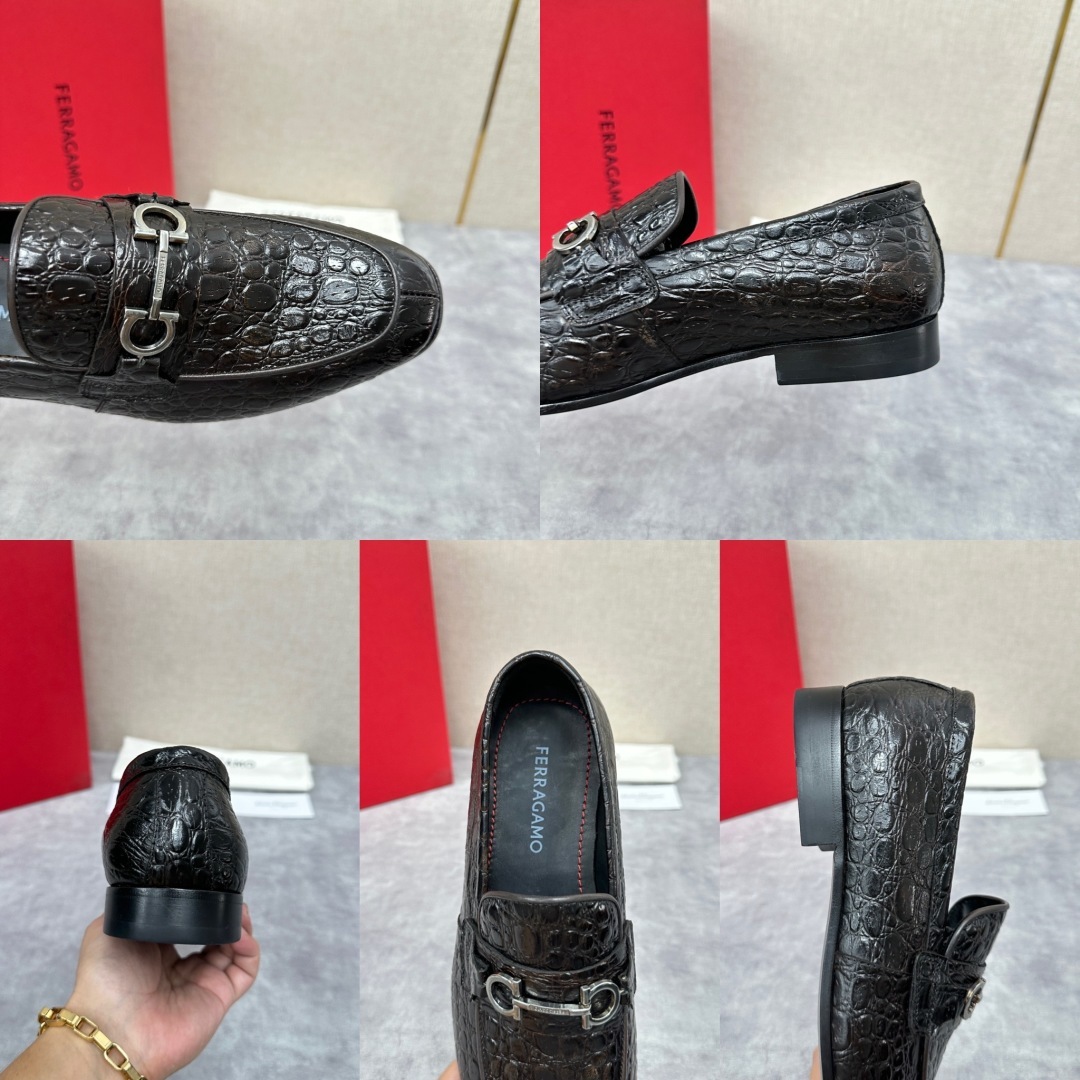 💋💍SF家 菲拉~格慕FERRAGAM* 新品乐福鞋皮鞋 莫卡辛鞋 官方8,600