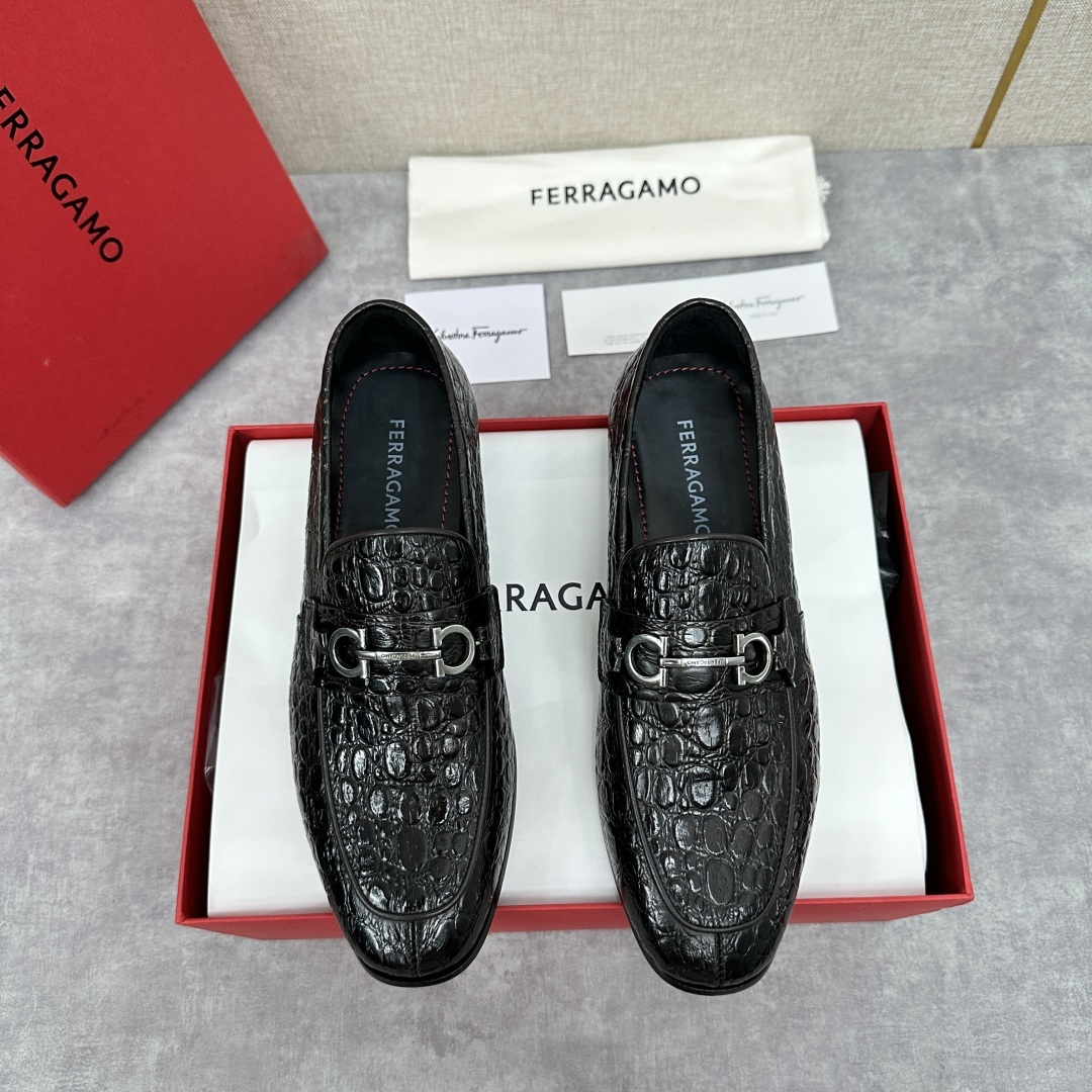 💋💍SF家 菲拉~格慕FERRAGAM* 新品乐福鞋皮鞋 莫卡辛鞋 官方8,600