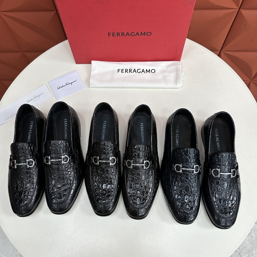 💋💍SF家 菲拉~格慕FERRAGAM* 新品乐福鞋皮鞋 莫卡辛鞋 官方8,600