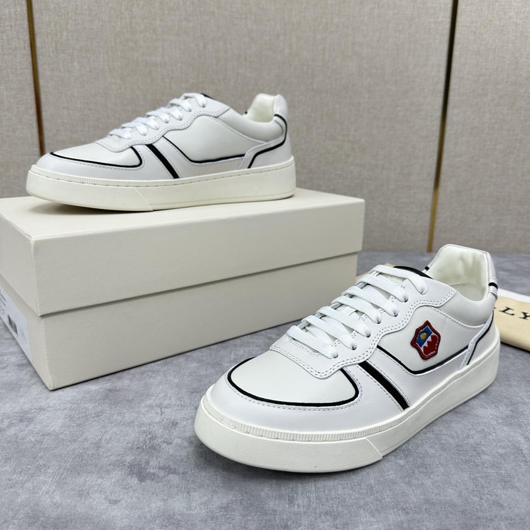 💋💍BL家新品  BAL*Y/巴-利 男士皮革休闲运动鞋出货
，经典休闲运动鞋型，鞋面采用小牛皮和绒面皮