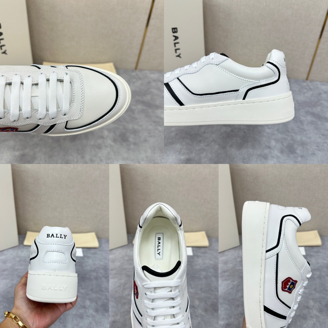 💋💍BL家新品  BAL*Y/巴-利 男士皮革休闲运动鞋出货
，经典休闲运动鞋型，鞋面采用小牛皮和绒面皮