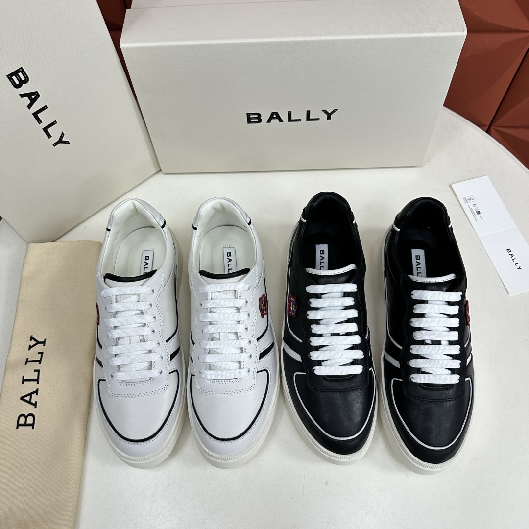 💋💍BL家新品  BAL*Y/巴-利 男士皮革休闲运动鞋出货
，经典休闲运动鞋型，鞋面采用小牛皮和绒面皮