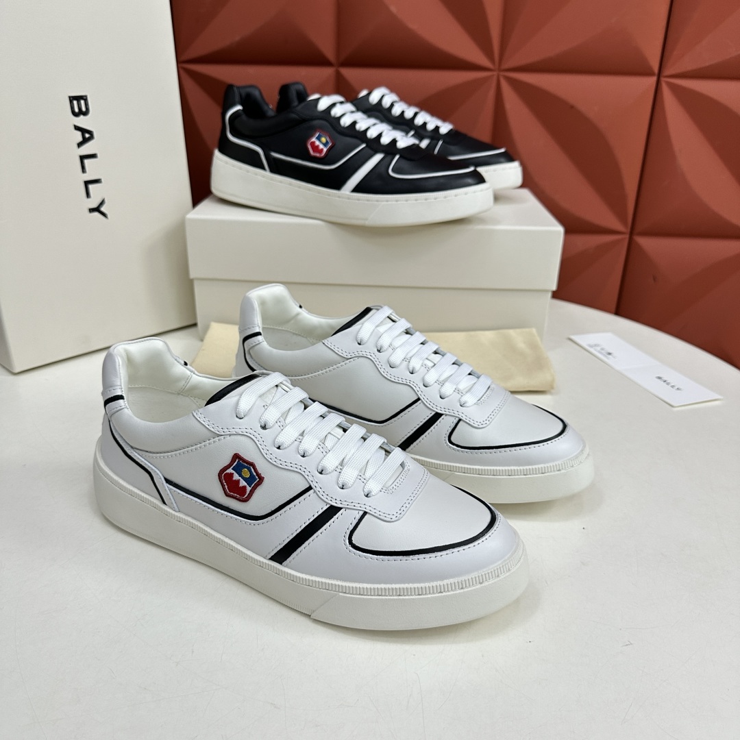 💋💍BL家新品  BAL*Y/巴-利 男士皮革休闲运动鞋出货
，经典休闲运动鞋型，鞋面采用小牛皮和绒面皮