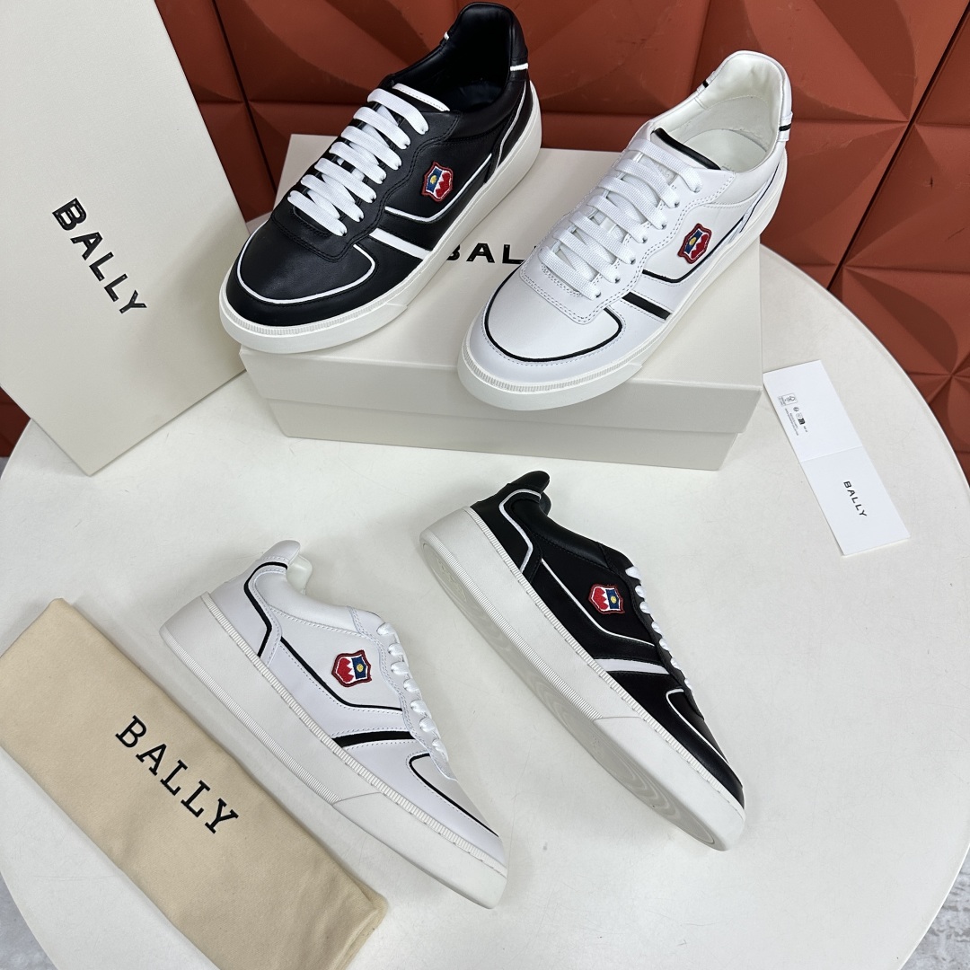 💋💍BL家新品  BAL*Y/巴-利 男士皮革休闲运动鞋出货
，经典休闲运动鞋型，鞋面采用小牛皮和绒面皮