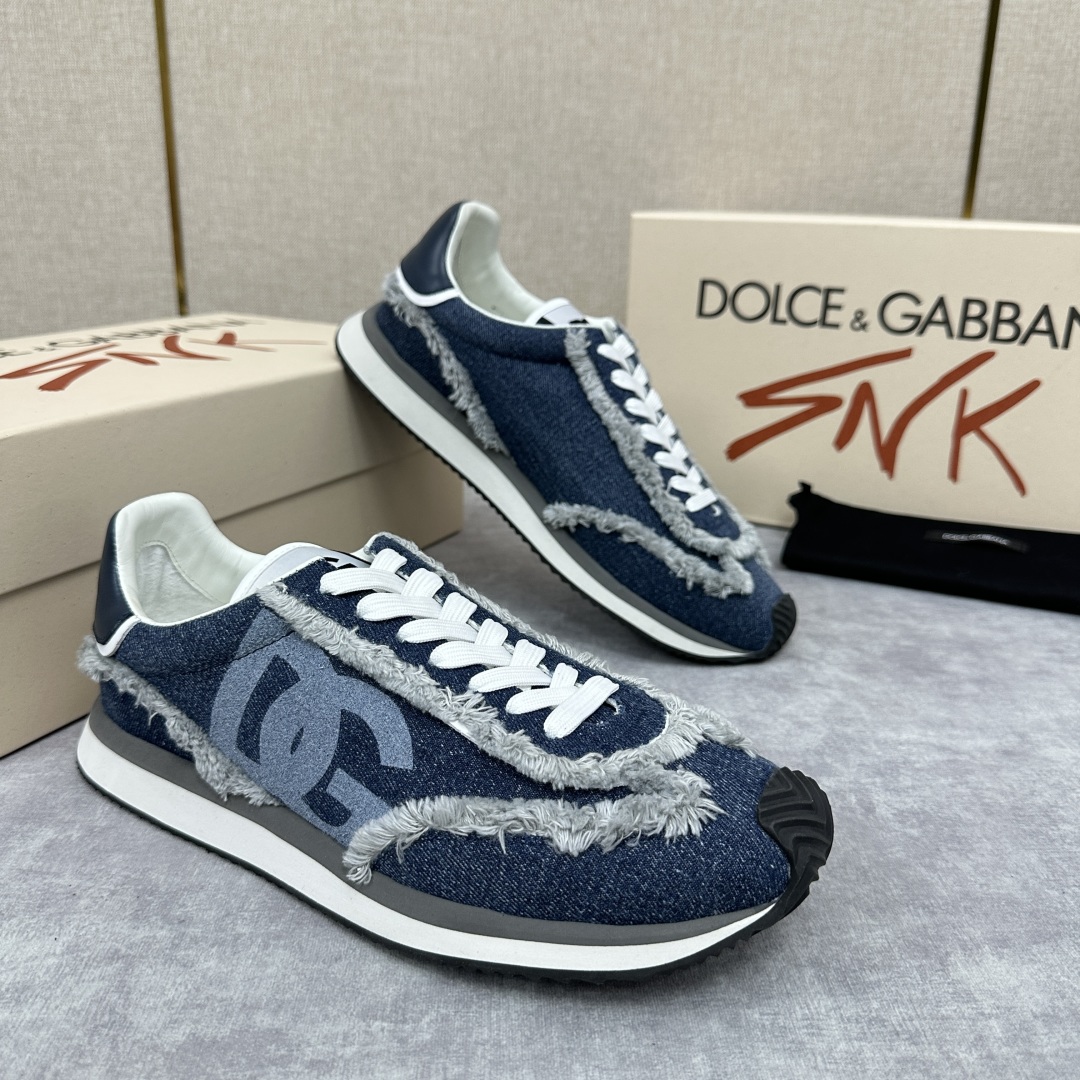 💋💍DG 家新品   Dolce &Gabban*  杜嘉～班纳  Cushion 毛巾棉拼接材质休闲运