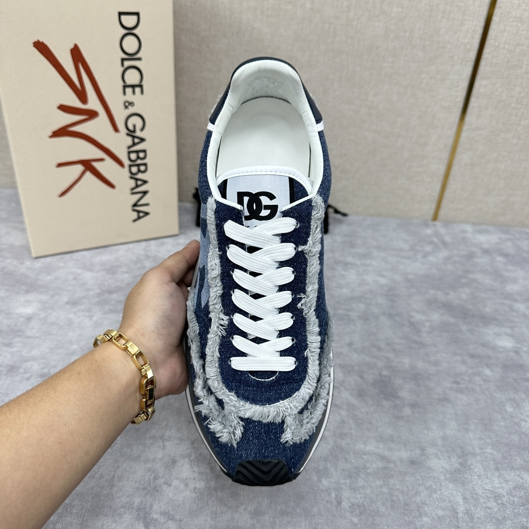 💋💍DG 家新品   Dolce &Gabban*  杜嘉～班纳  Cushion 毛巾棉拼接材质休闲运