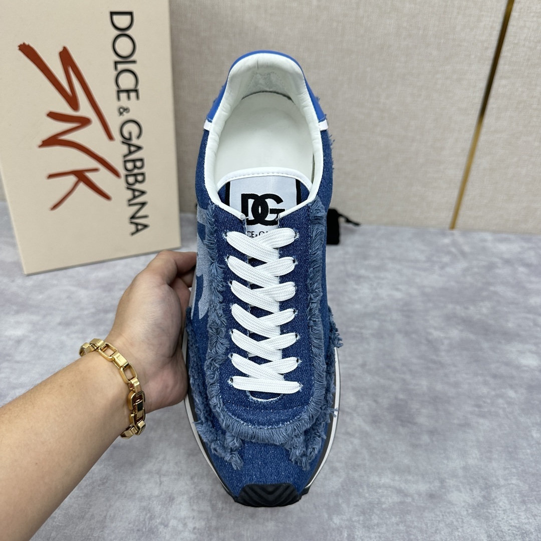 💋💍DG 家新品 Dolce &Gabban* 杜嘉~班纳 Cushion 毛巾棉拼接材质休闲运