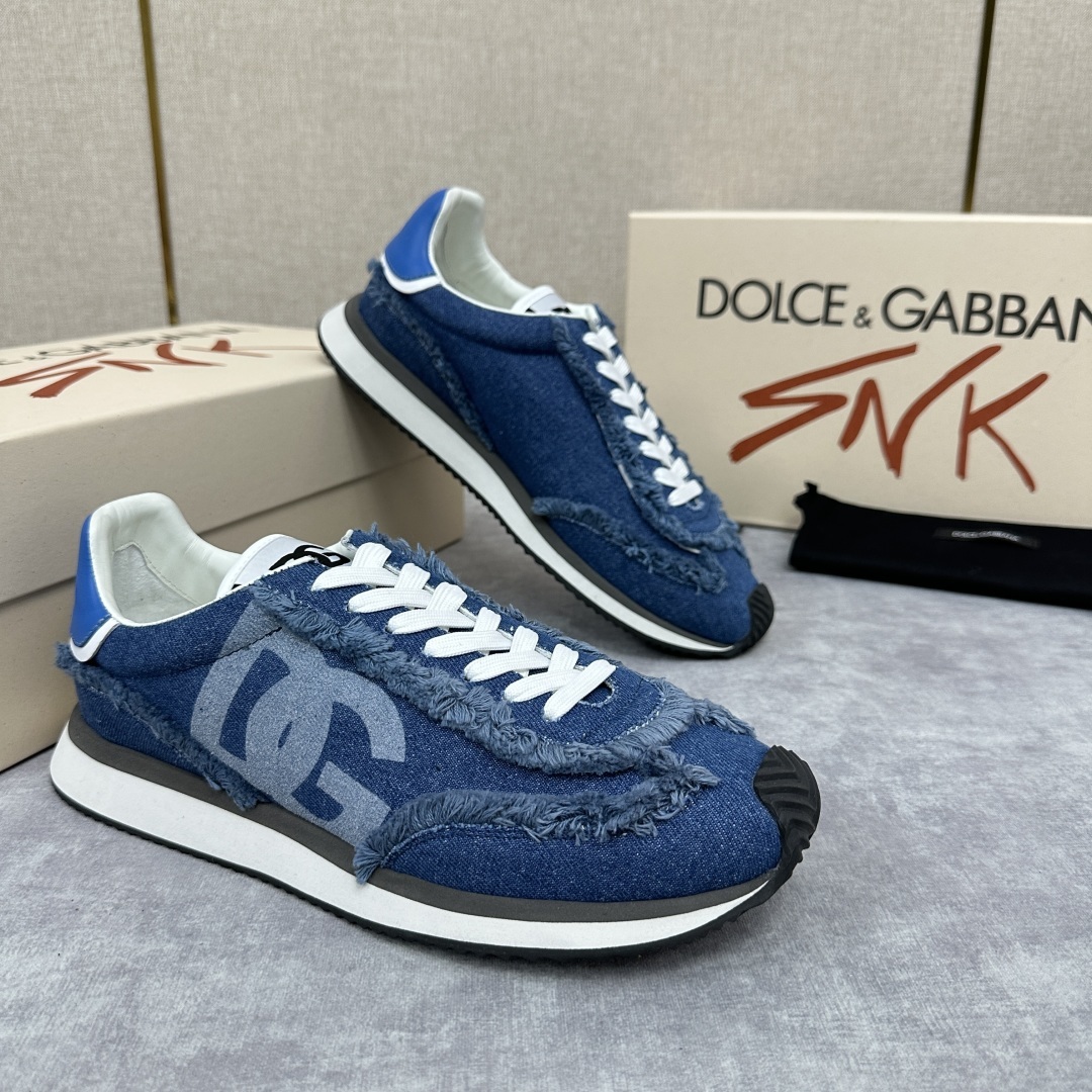 💋💍DG 家新品 Dolce &Gabban* 杜嘉~班纳 Cushion 毛巾棉拼接材质休闲运