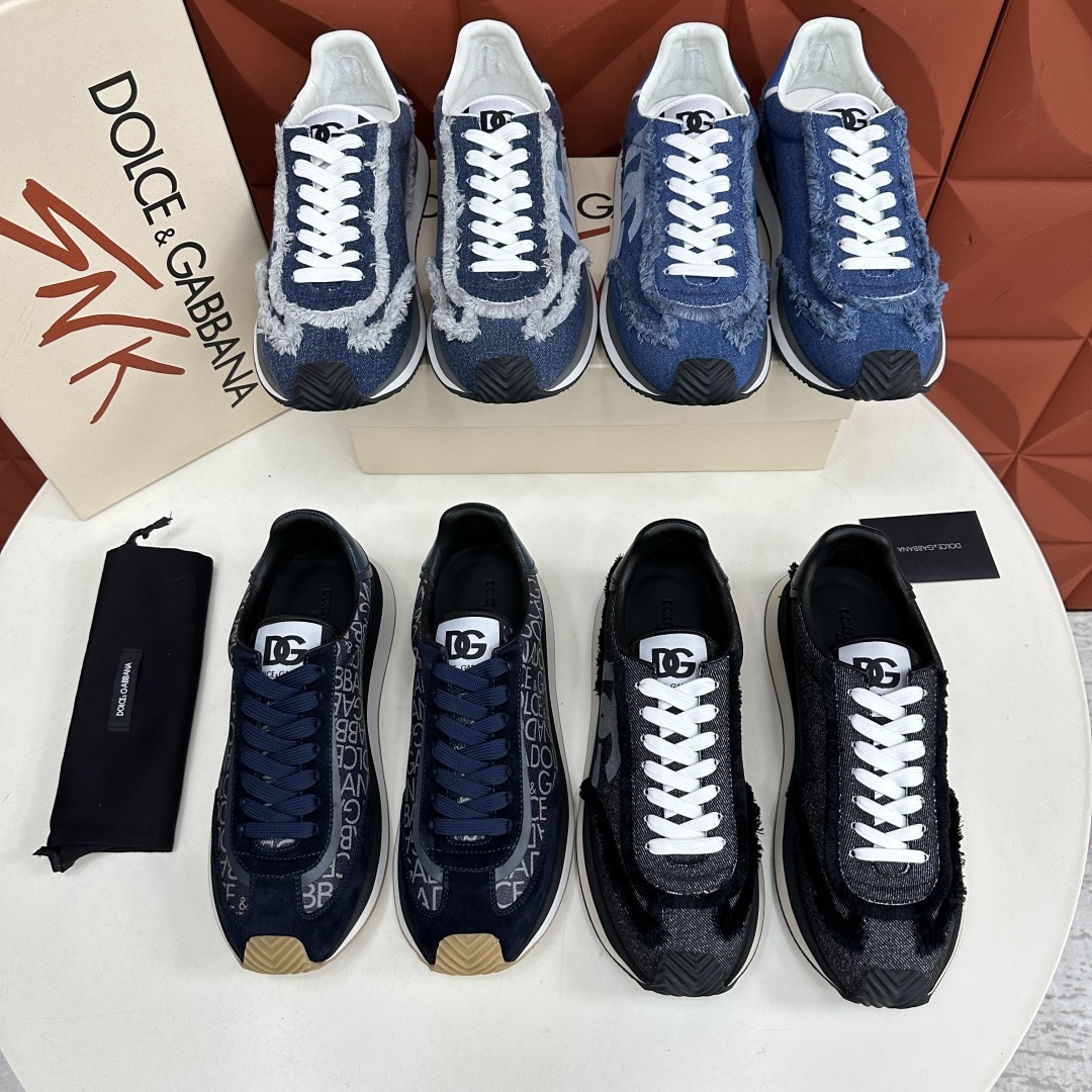 💋💍DG 家新品 Dolce &Gabban* 杜嘉~班纳 Cushion 毛巾棉拼接材质休闲运