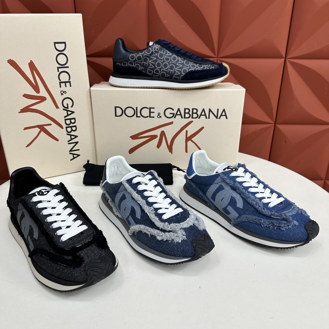 💋💍DG 家新品 Dolce &Gabban* 杜嘉~班纳 Cushion 毛巾棉拼接材质休闲运