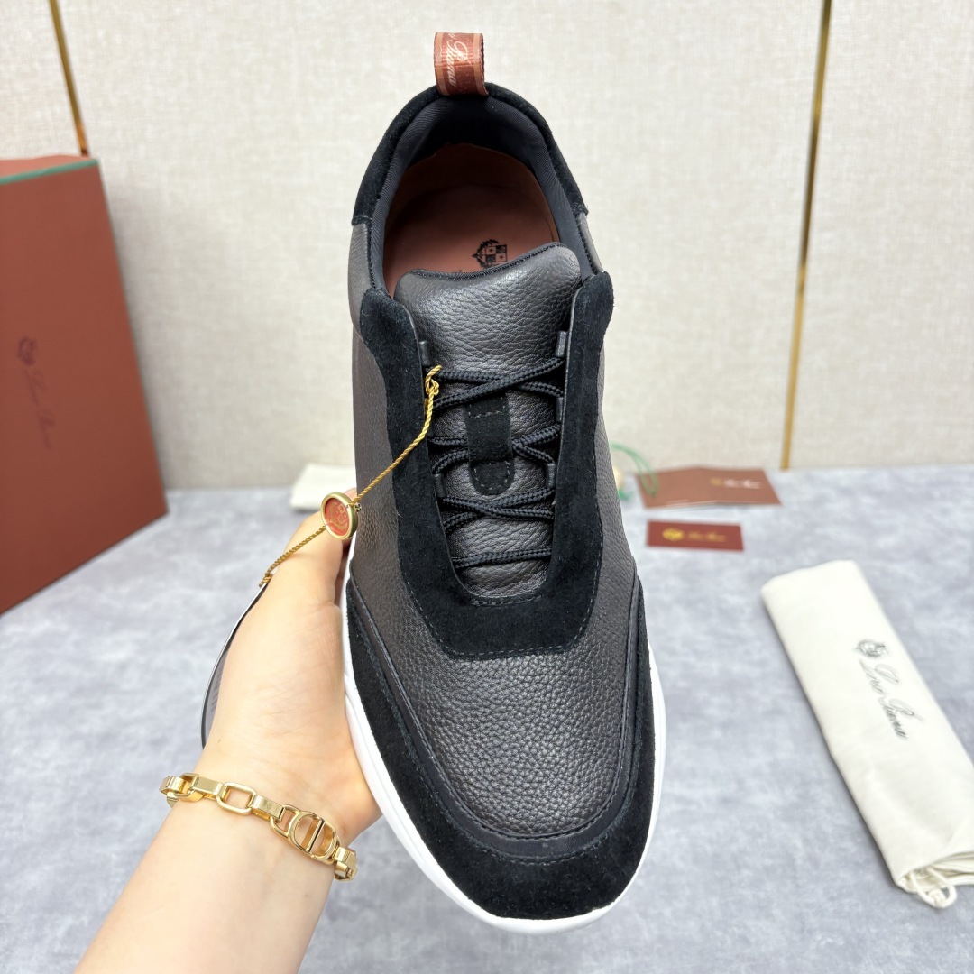 💋💍LP 家新品 Loro Pian* 诺悠*翩雅 Week End Walk 男士牛皮拼接