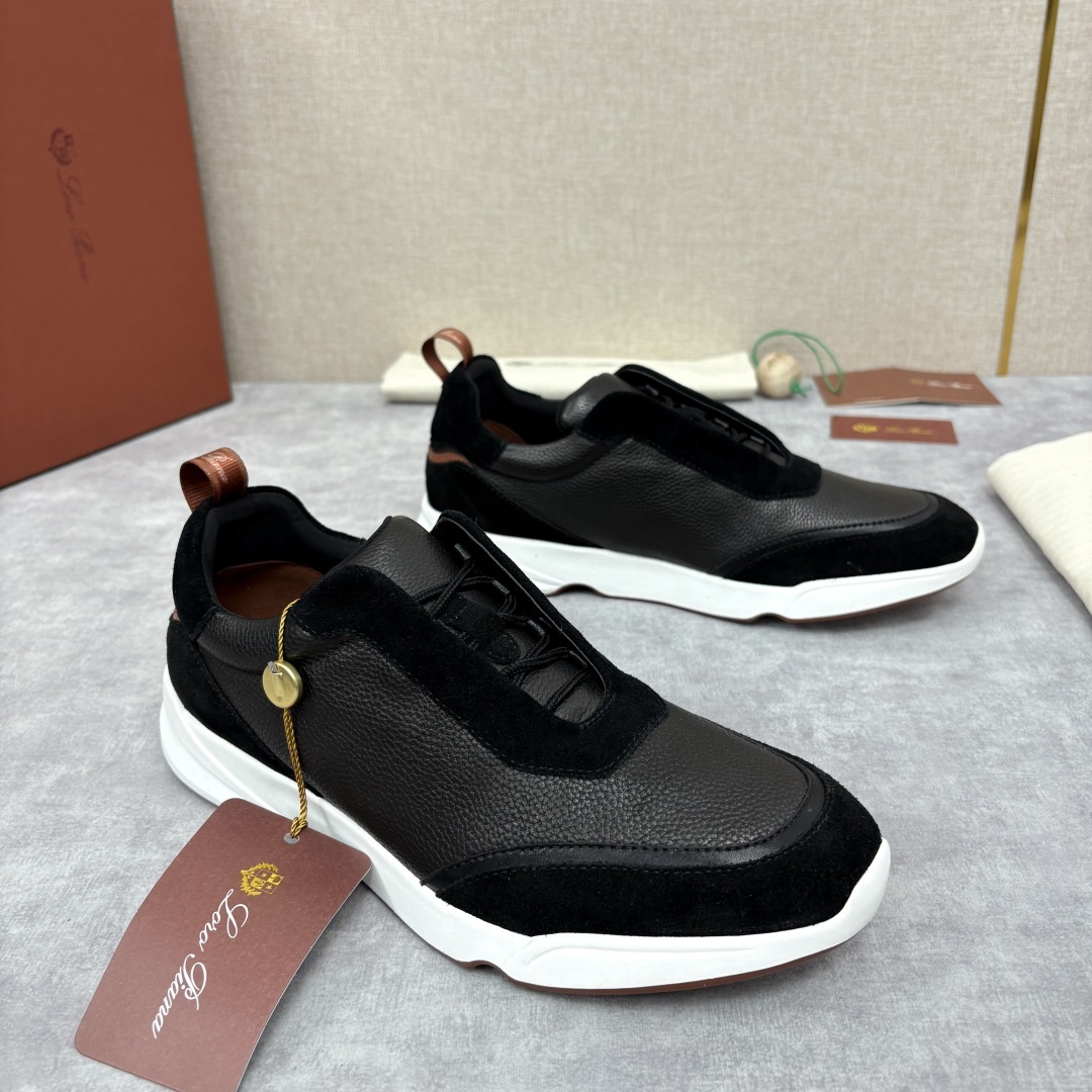 💋💍LP 家新品 Loro Pian* 诺悠*翩雅 Week End Walk 男士牛皮拼接