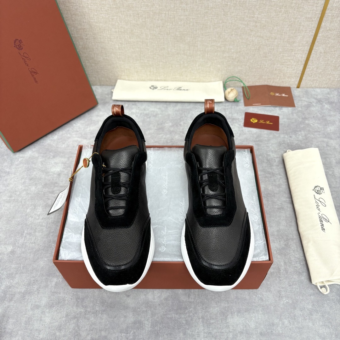 💋💍LP 家新品 Loro Pian* 诺悠*翩雅 Week End Walk 男士牛皮拼接