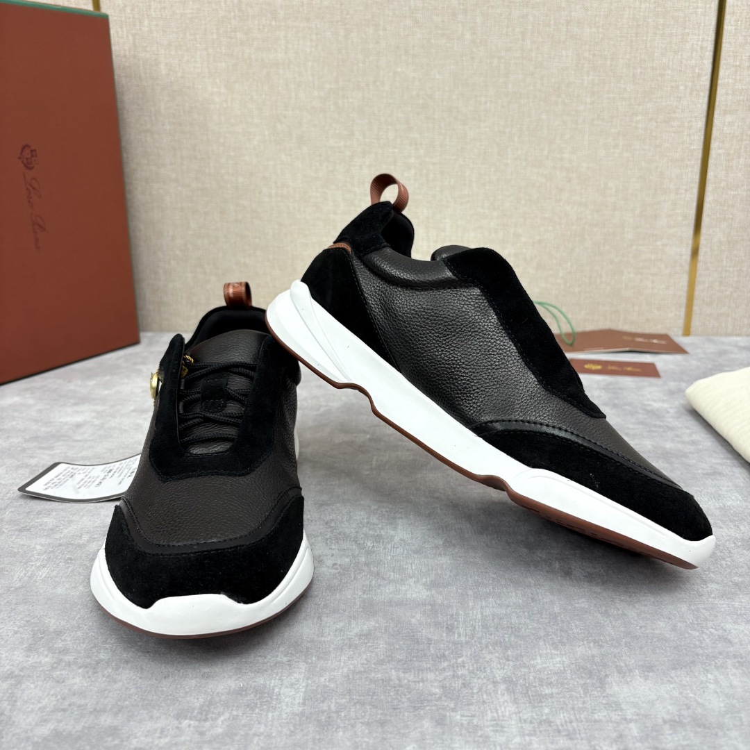 💋💍LP 家新品 Loro Pian* 诺悠*翩雅 Week End Walk 男士牛皮拼接
