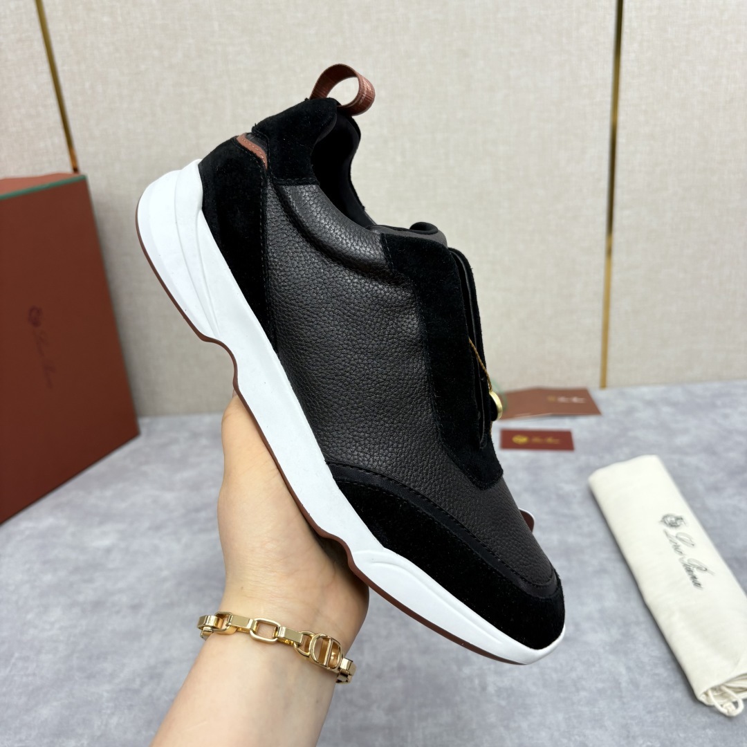 💋💍LP 家新品 Loro Pian* 诺悠*翩雅 Week End Walk 男士牛皮拼接