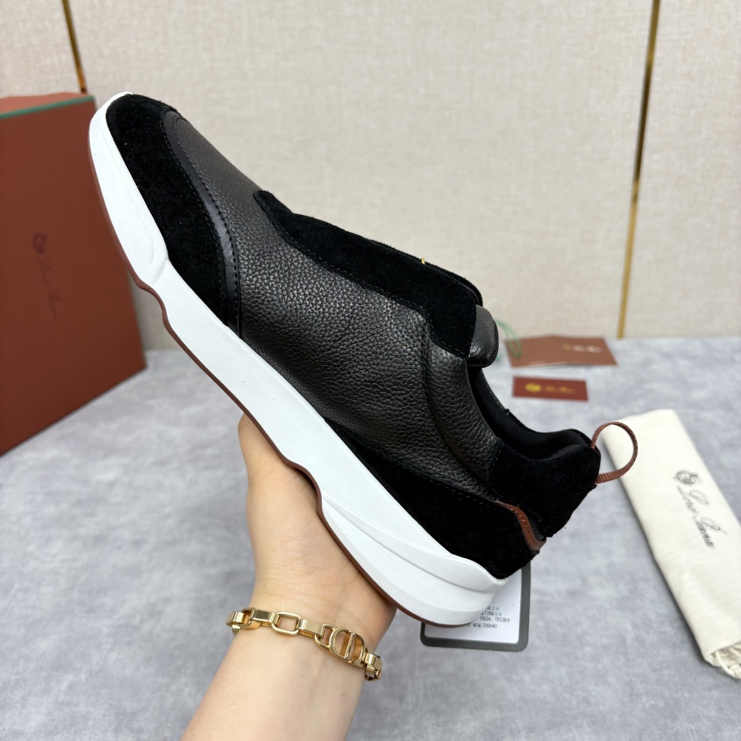 💋💍LP 家新品 Loro Pian* 诺悠*翩雅 Week End Walk 男士牛皮拼接