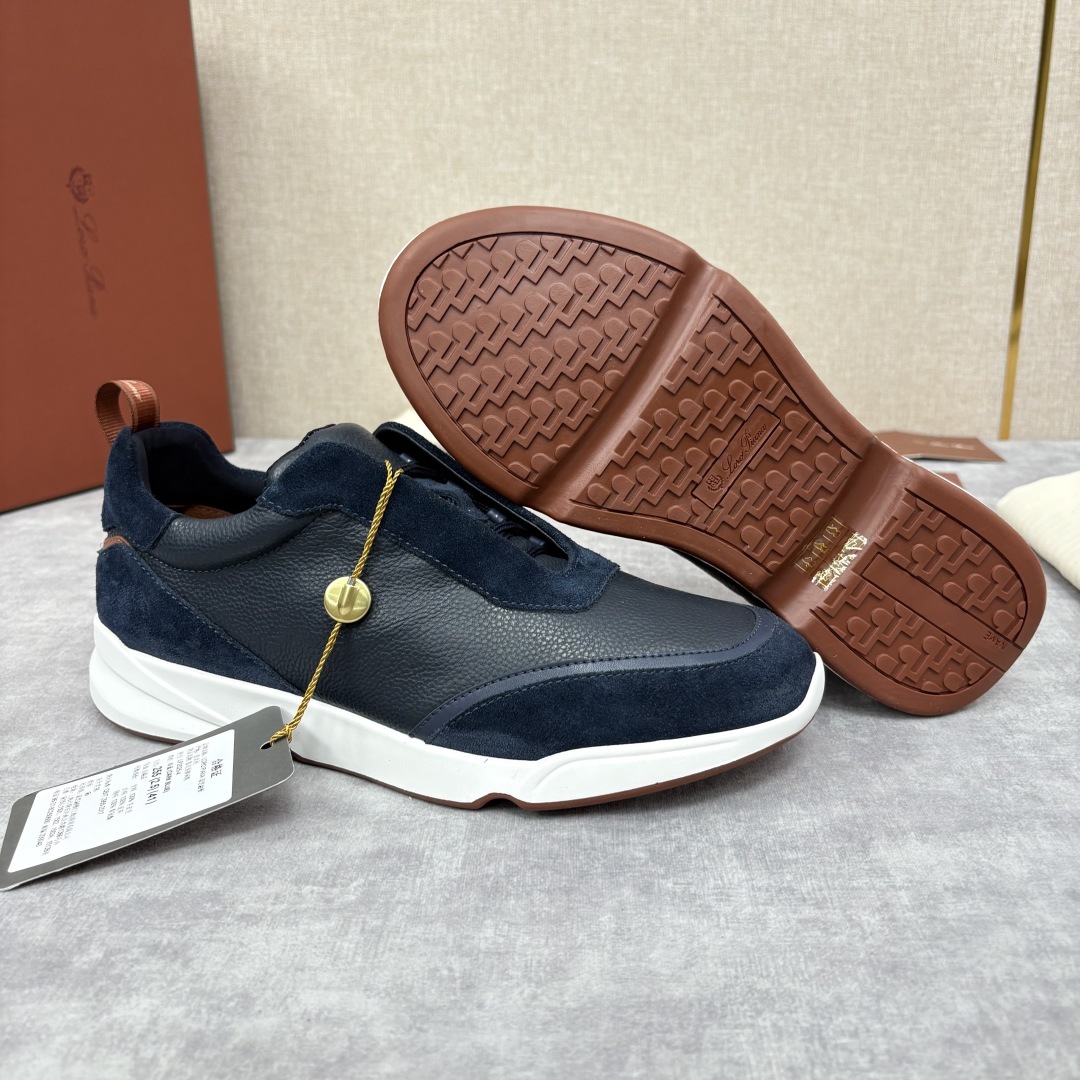 💋💍LP 家新品 Loro Pian* 诺悠*翩雅 Week End Walk 男士牛皮拼接