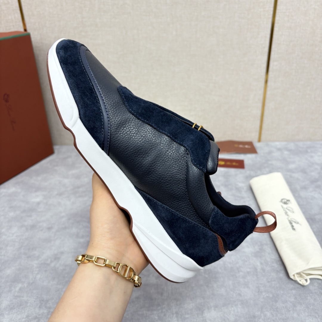 💋💍LP 家新品 Loro Pian* 诺悠*翩雅 Week End Walk 男士牛皮拼接