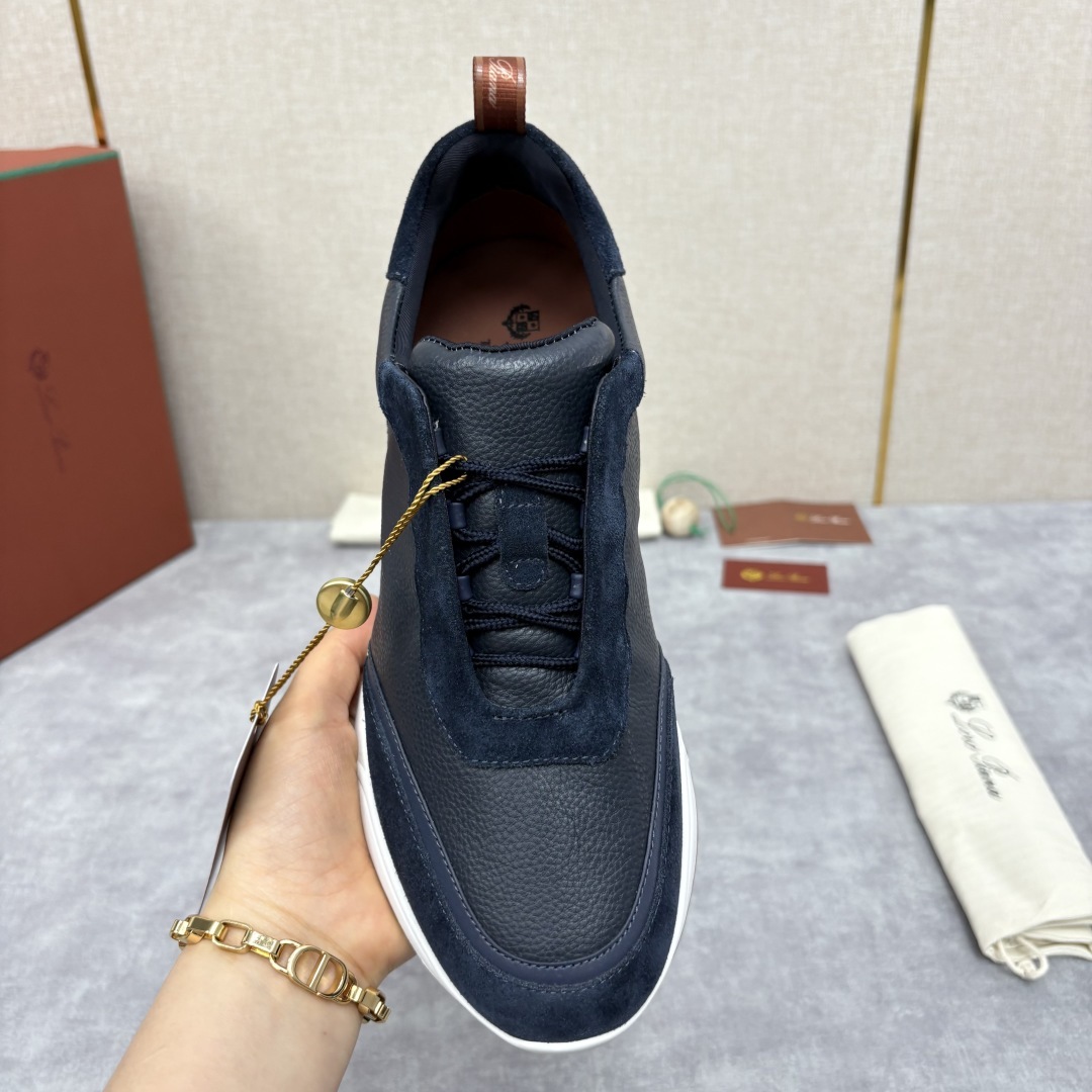 💋💍LP 家新品 Loro Pian* 诺悠*翩雅 Week End Walk 男士牛皮拼接