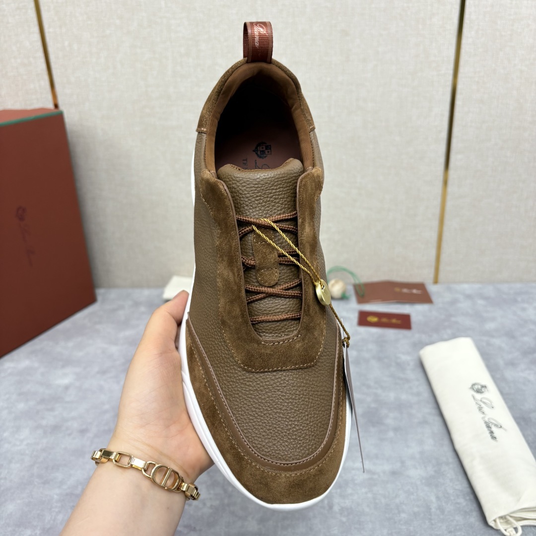 💋💍LP 家新品 Loro Pian* 诺悠*翩雅 Week End Walk 男士牛皮拼接