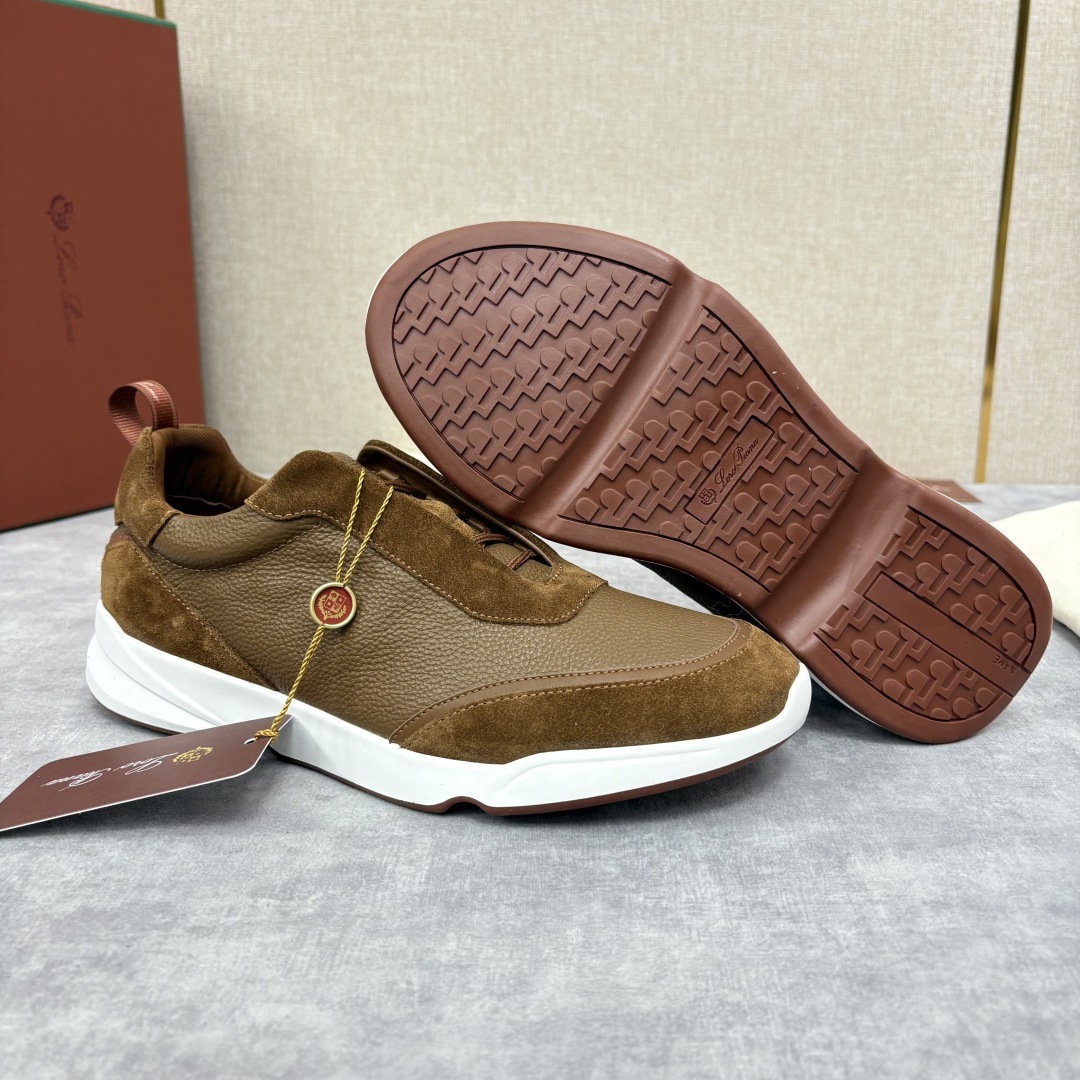 💋💍LP 家新品 Loro Pian* 诺悠*翩雅 Week End Walk 男士牛皮拼接